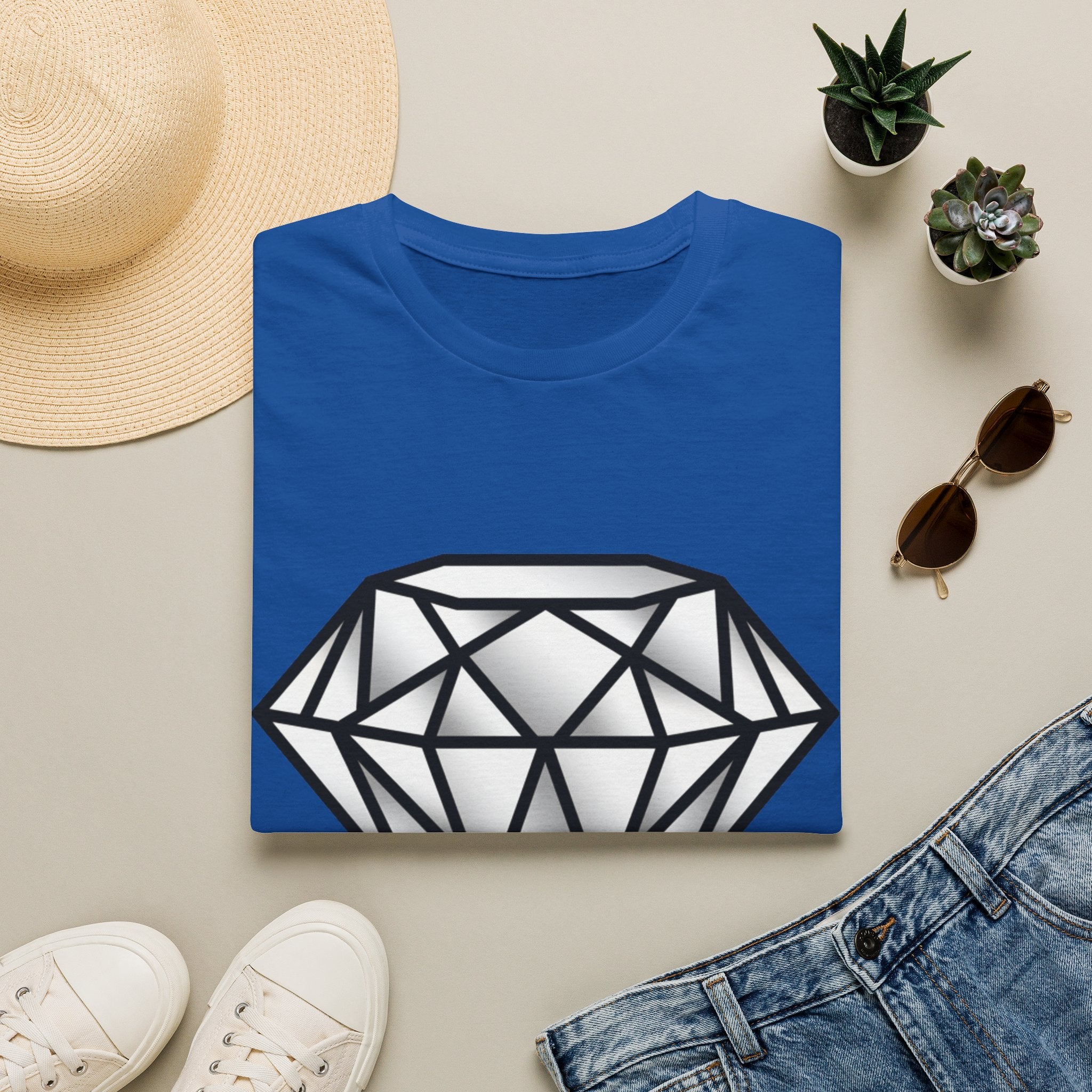 D78 Essentials — Gemstone Diamond T-shirt