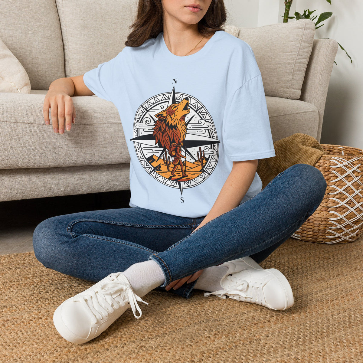 D78 Wolf Trail — T-shirt loup aventure