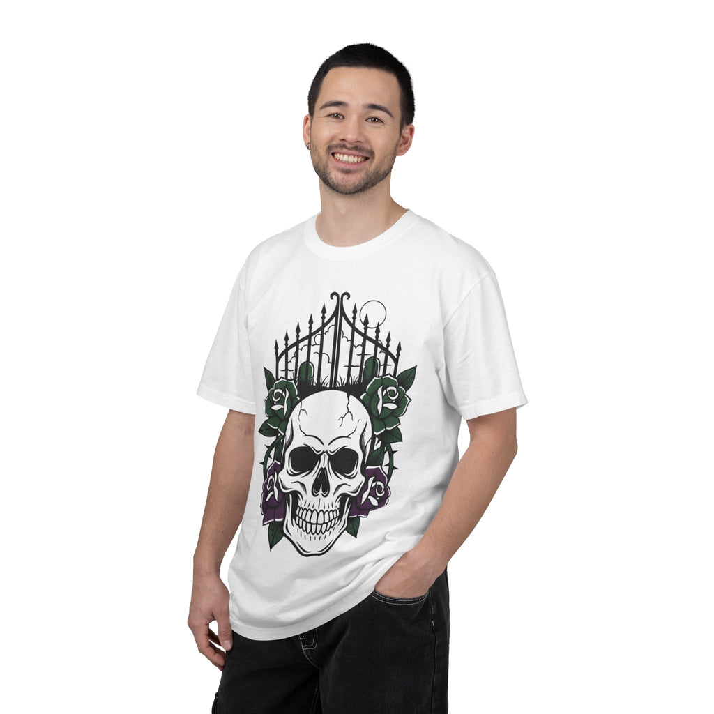 D78 Skull Society — Skull and Roses T-Shirt