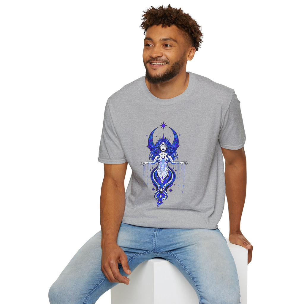 D78 Mystic Circle — Celestial Goddess T-Shirt