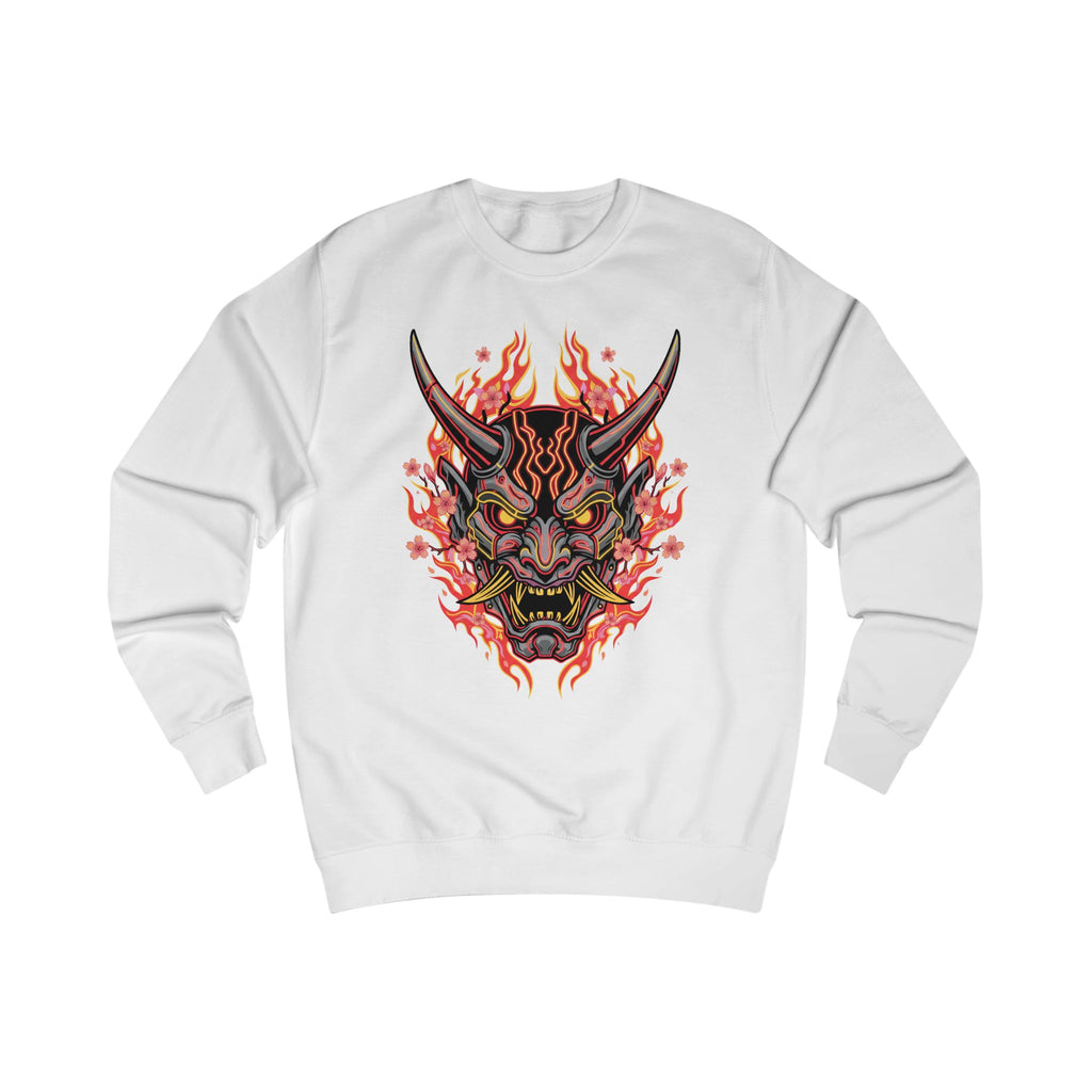 Sweat masque oni torii japonais dark — D78 Oni Flames