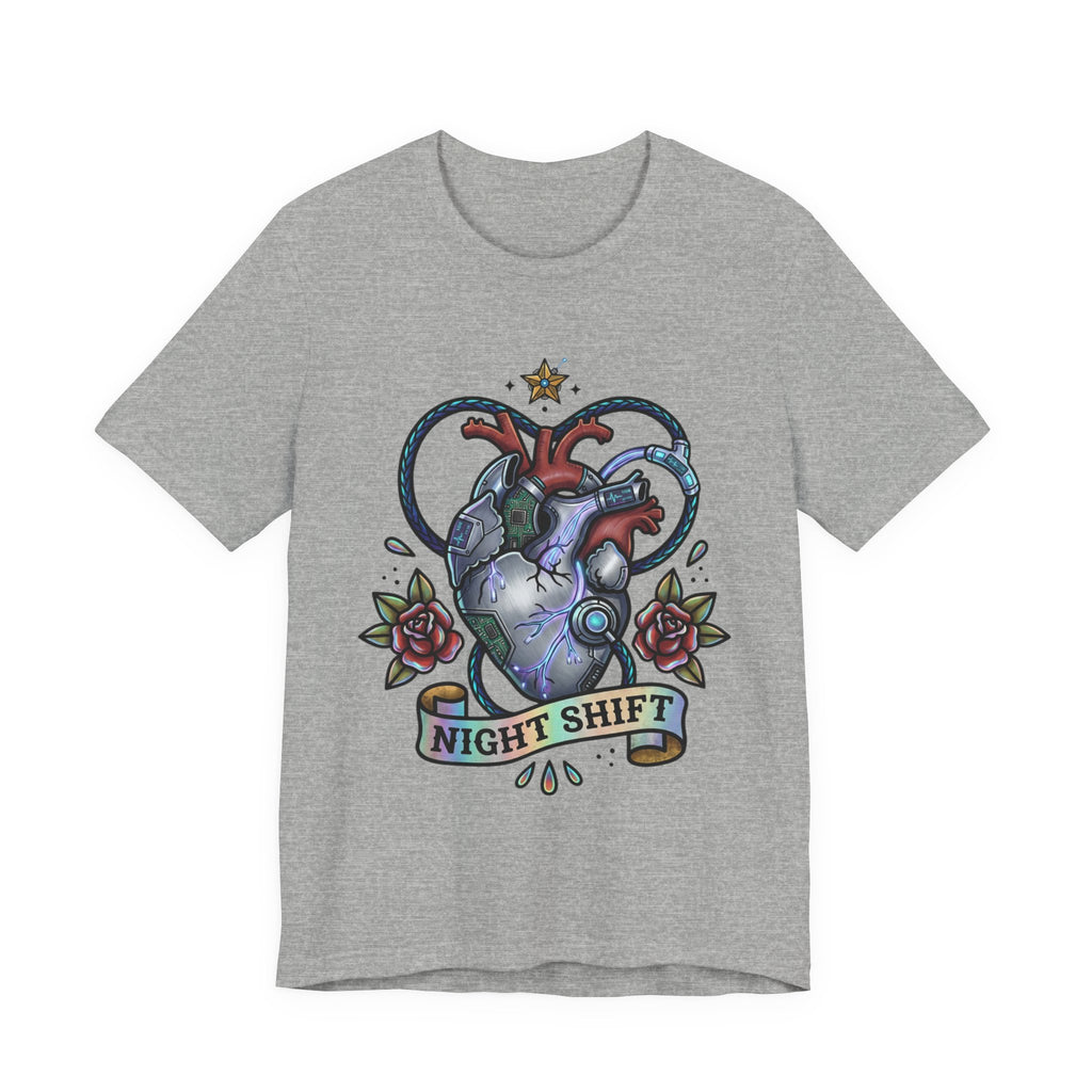 D78 Graveyard Shift — Anatomical T-shirt