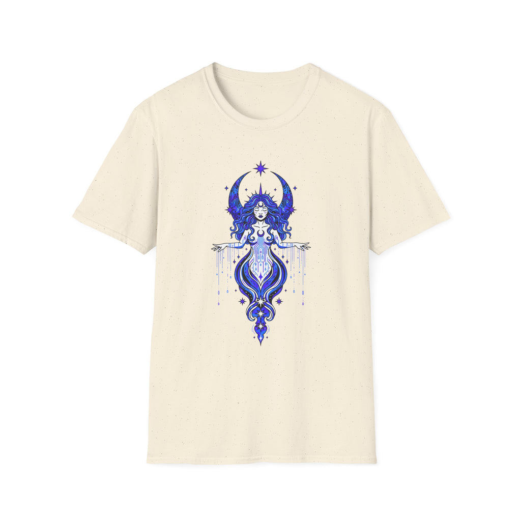 Mystic Moon Goddess T-Shirt — Celestial Witchy Graphic Tee