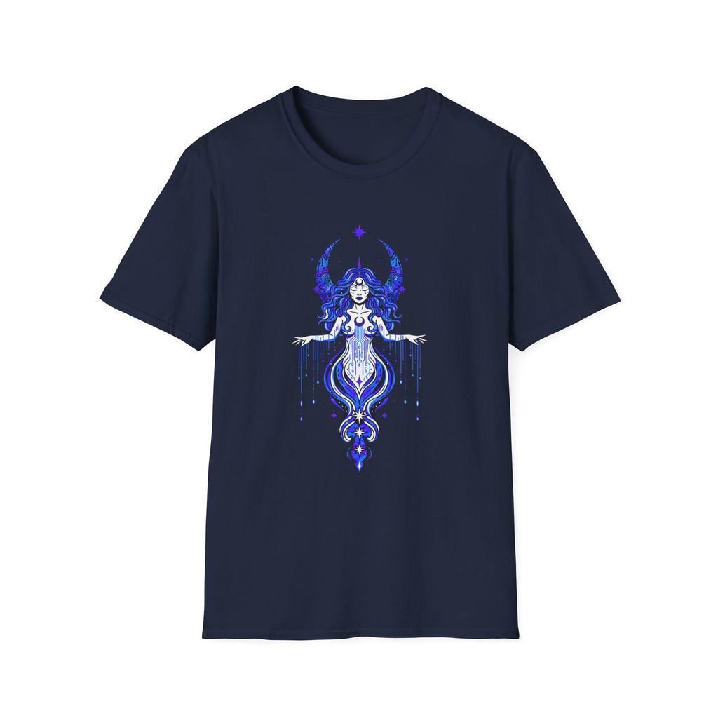 Mystic Moon Goddess T-Shirt — Celestial Witchy Graphic Tee