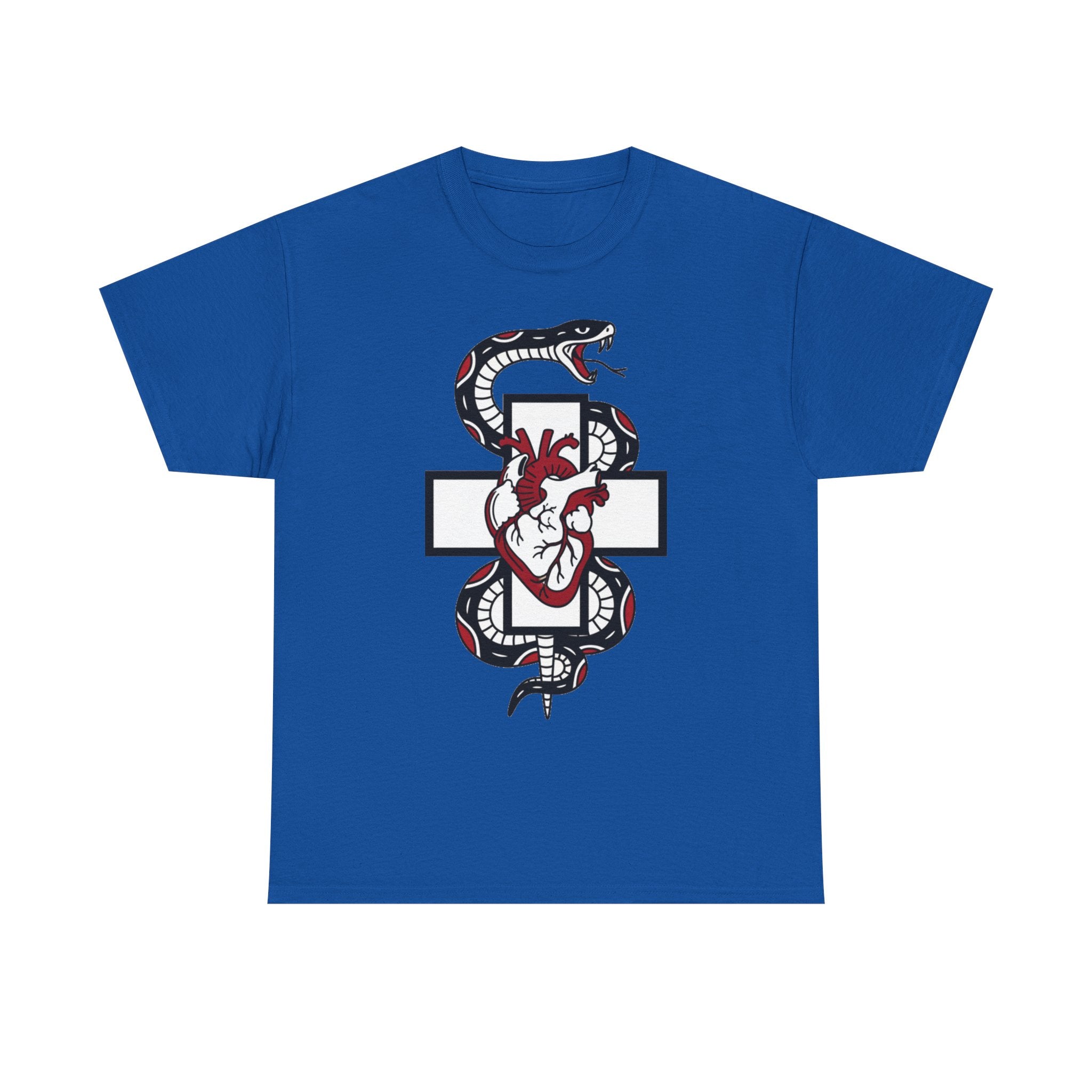 D78 Skull Society — Gothic Heart & Snake T-shirt