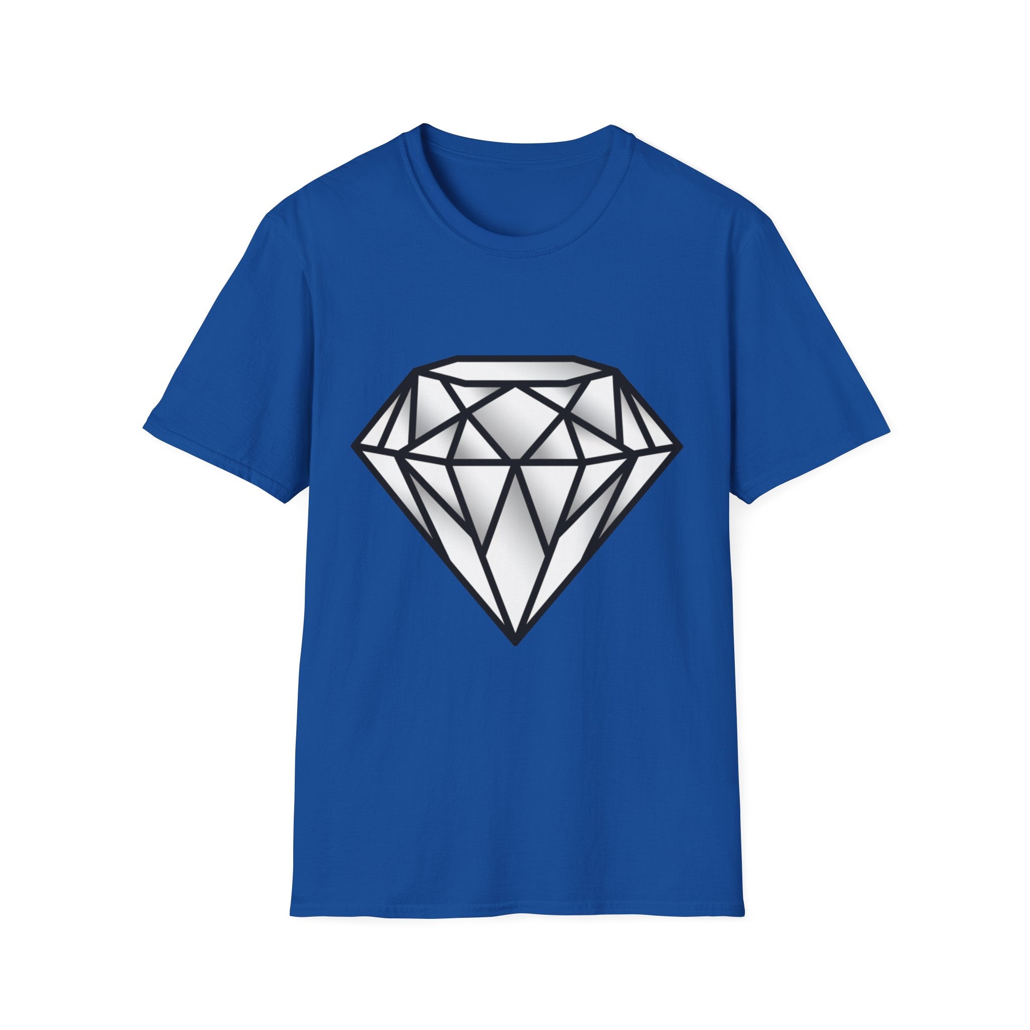 Diamond Graphic T-Shirt — Geometric Gem Tee for Casual Streetwear