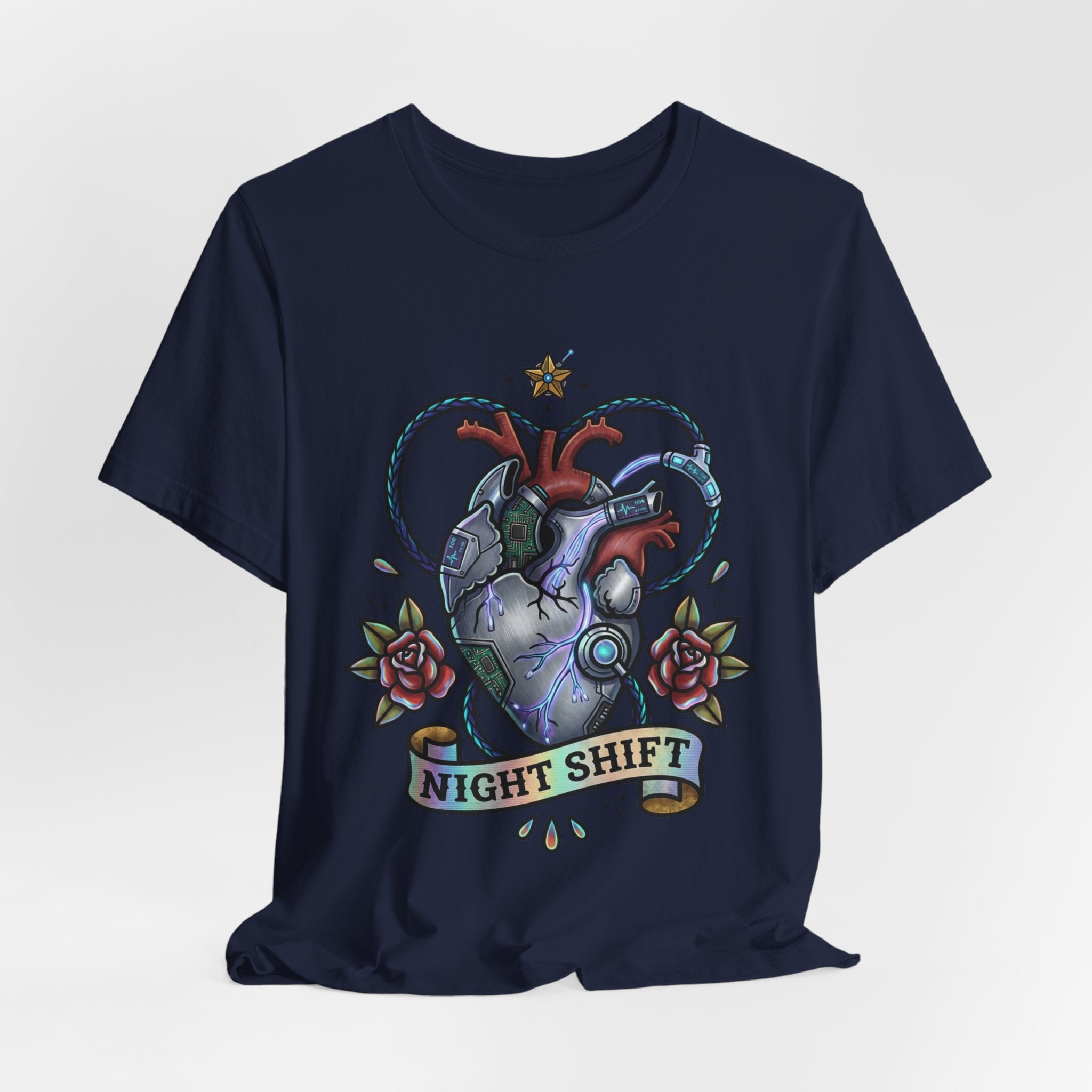 D78 Graveyard Shift — Anatomical T-shirt