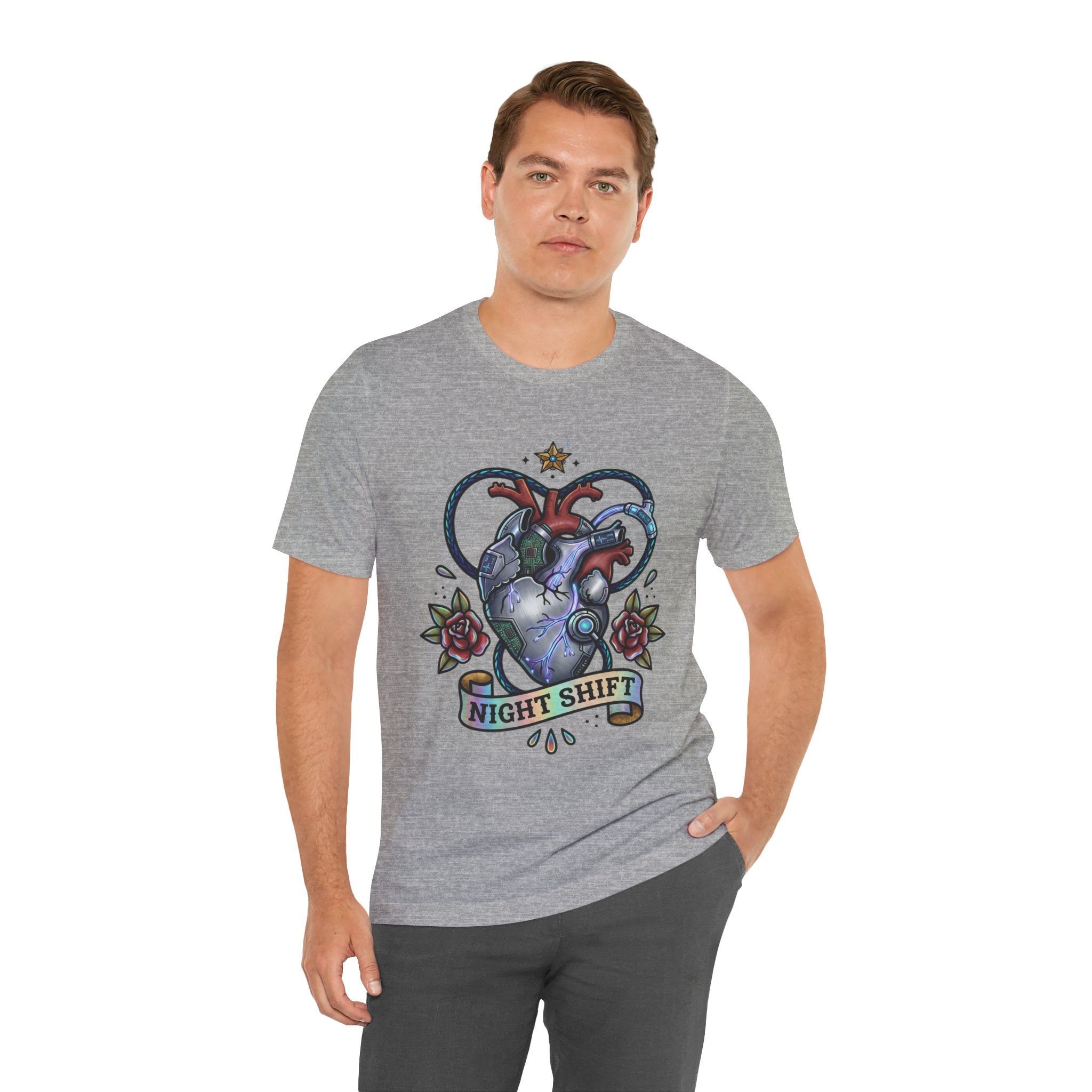 D78 Graveyard Shift — Anatomical T-shirt