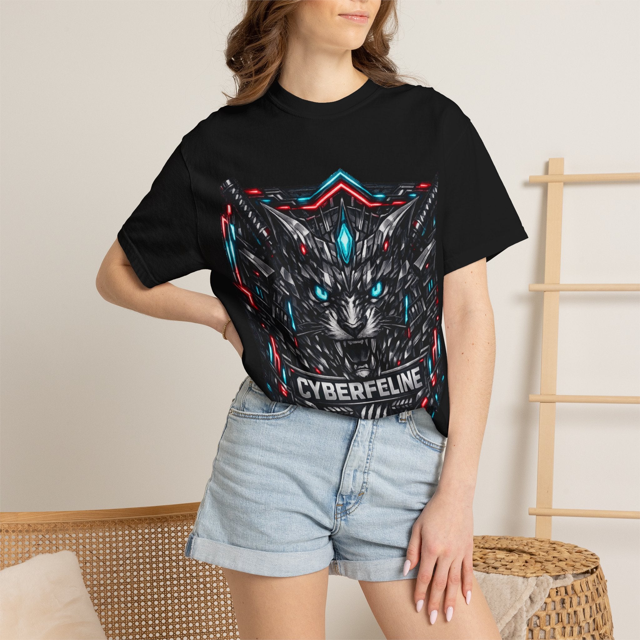 T-shirt cyberfeline unisexe