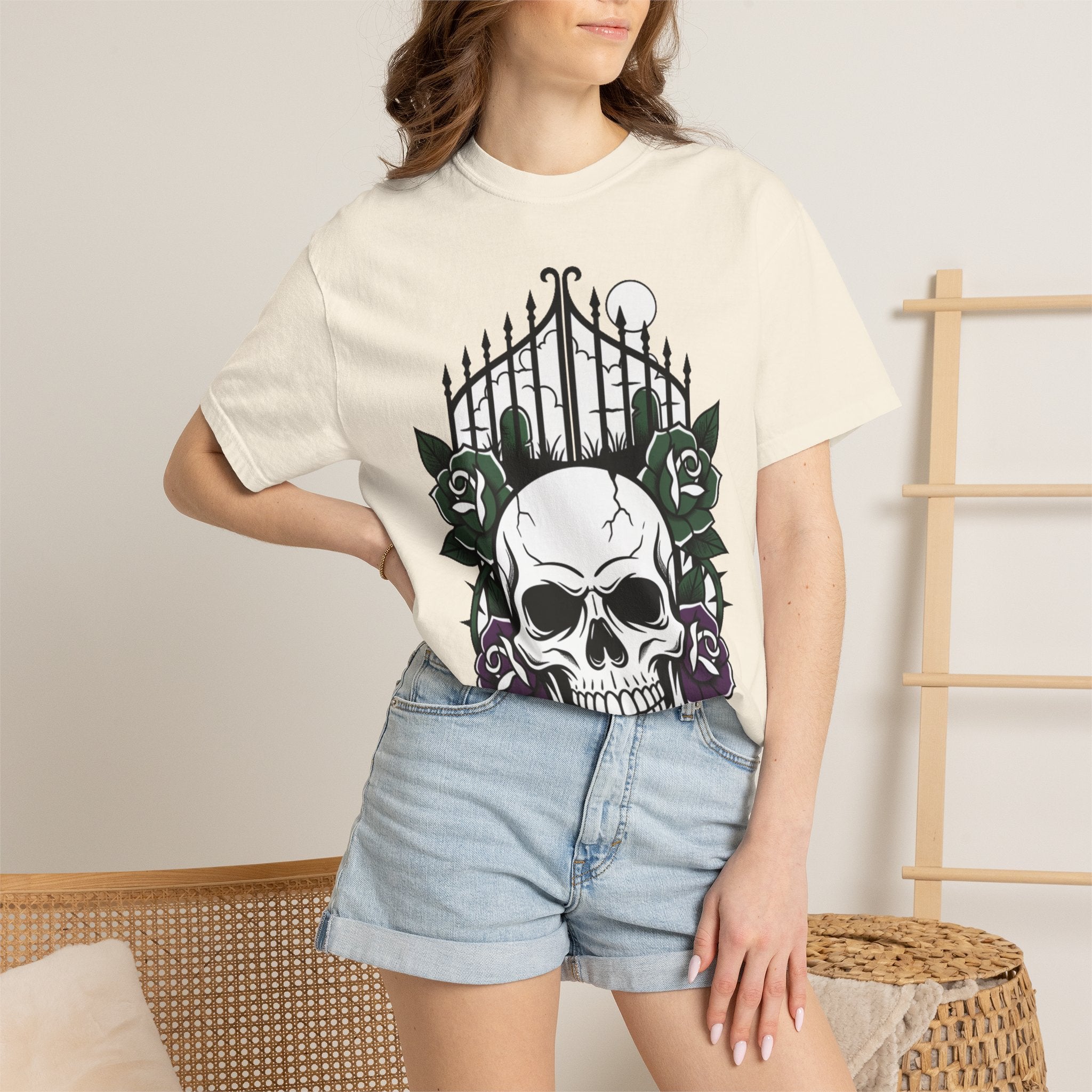 Skull & Rose Gate T-Shirt