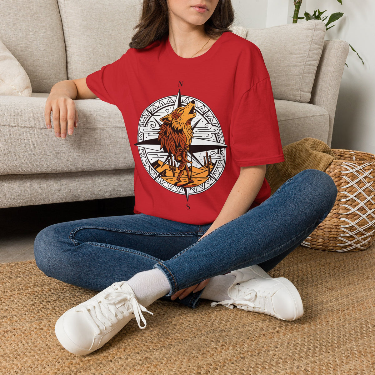 D78 Wolf Trail — T-shirt loup aventure