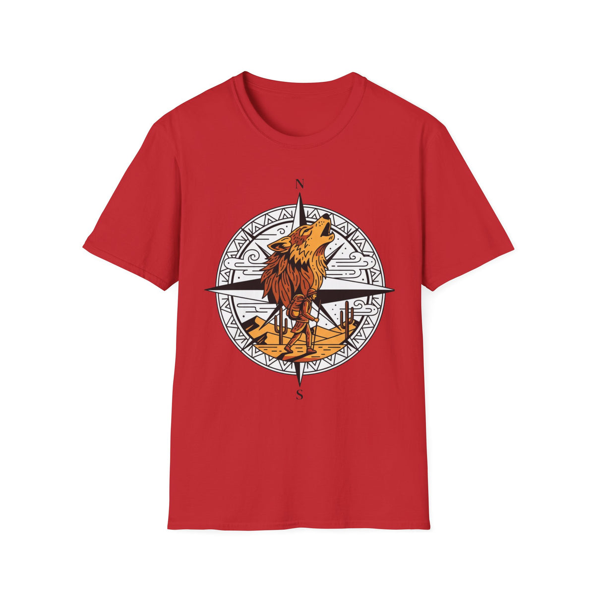 D78 Wolf Trail — T-shirt loup aventure