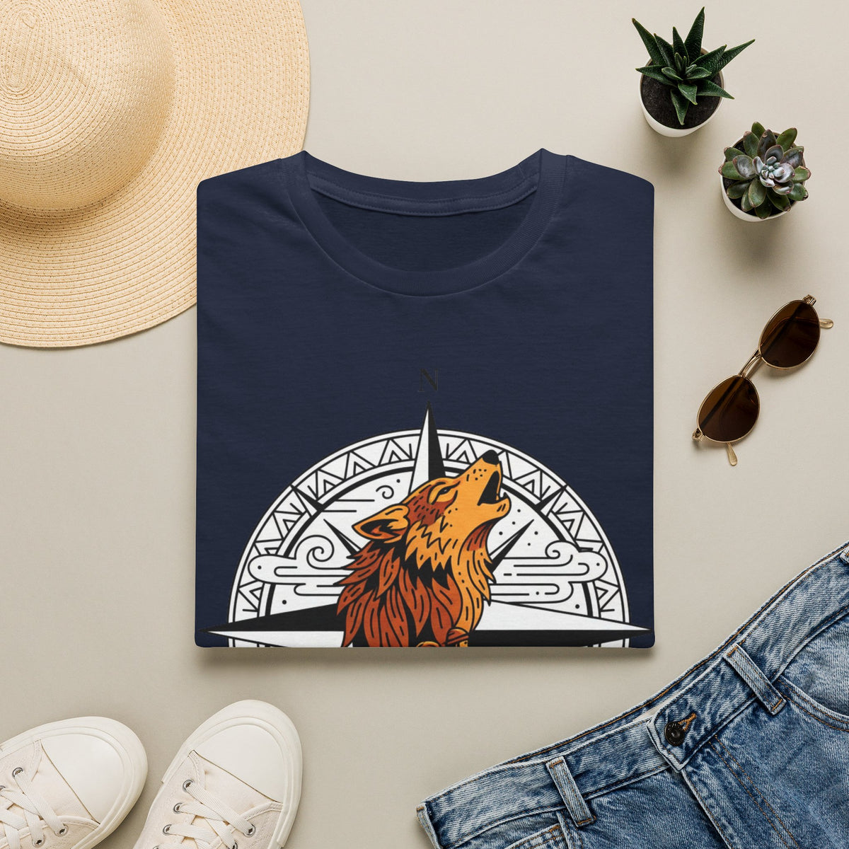 D78 Wolf Trail — T-shirt loup aventure