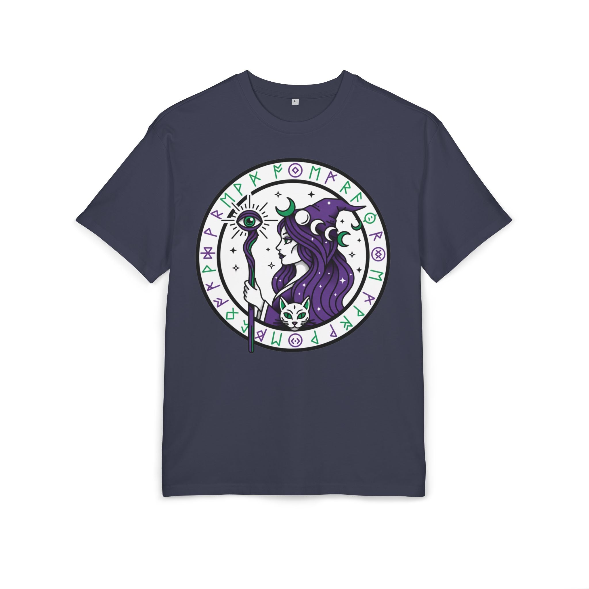 D78 Mystic Circle — Runic Witch T-shirt