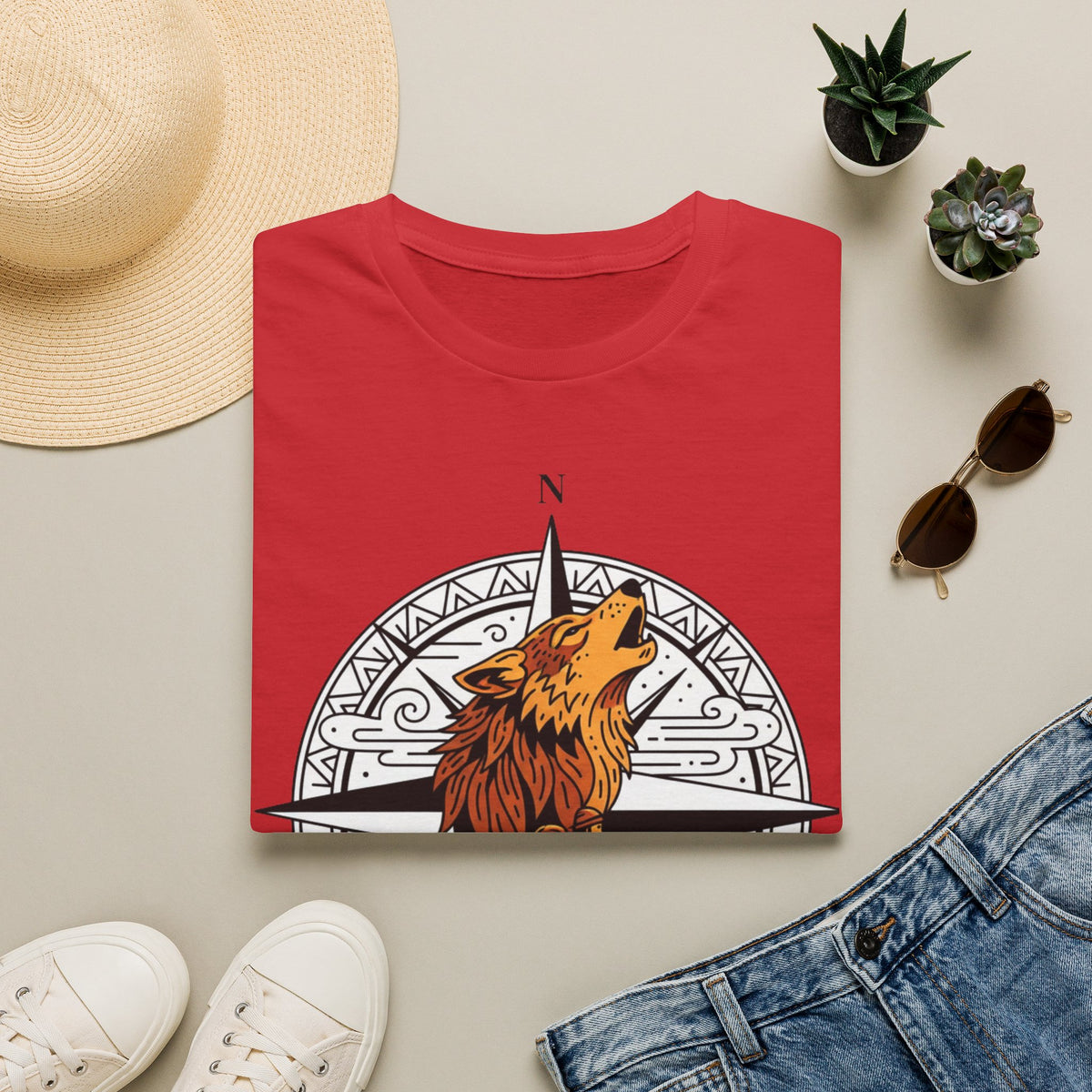 D78 Wolf Trail — T-shirt loup aventure