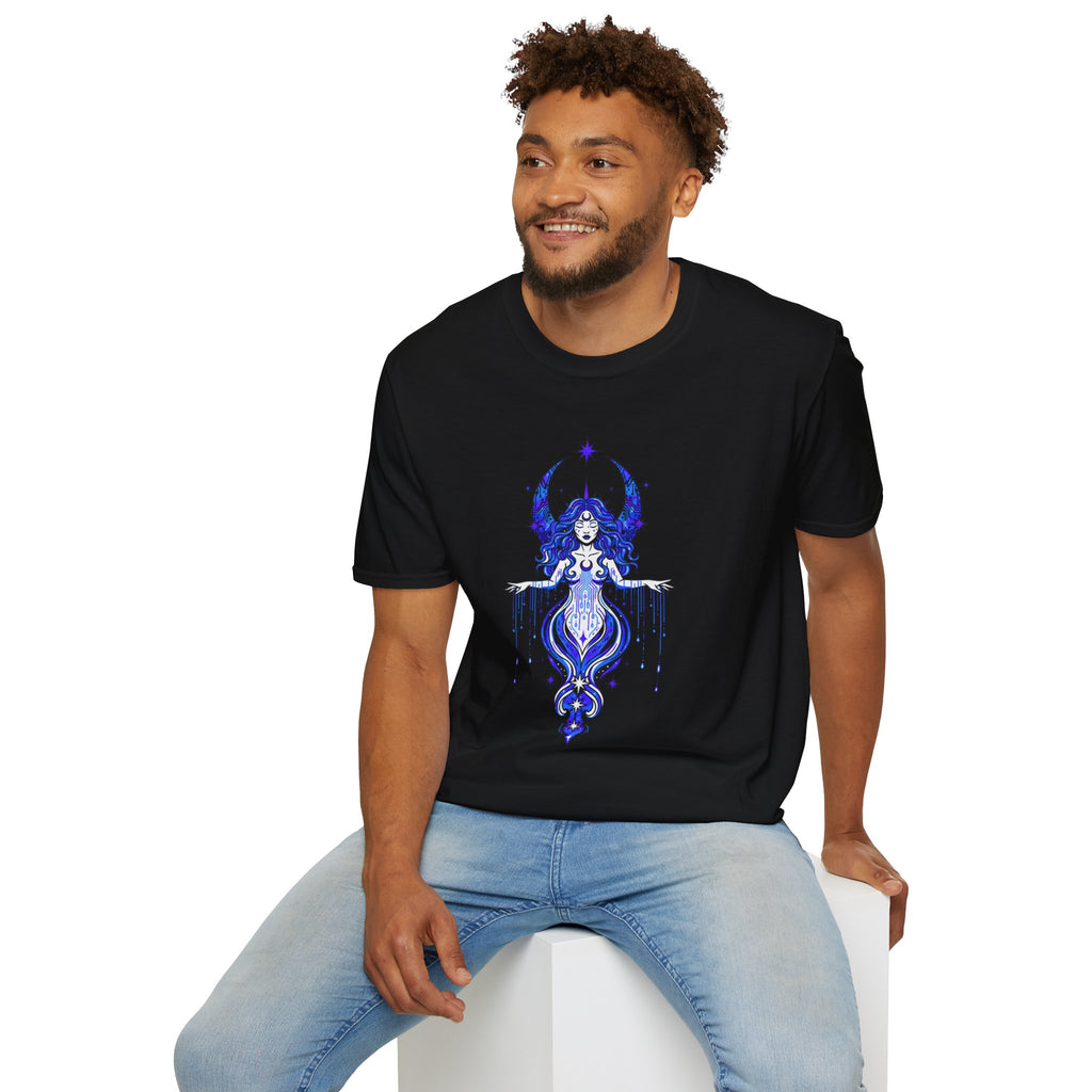 D78 Mystic Circle — Celestial Goddess T-Shirt