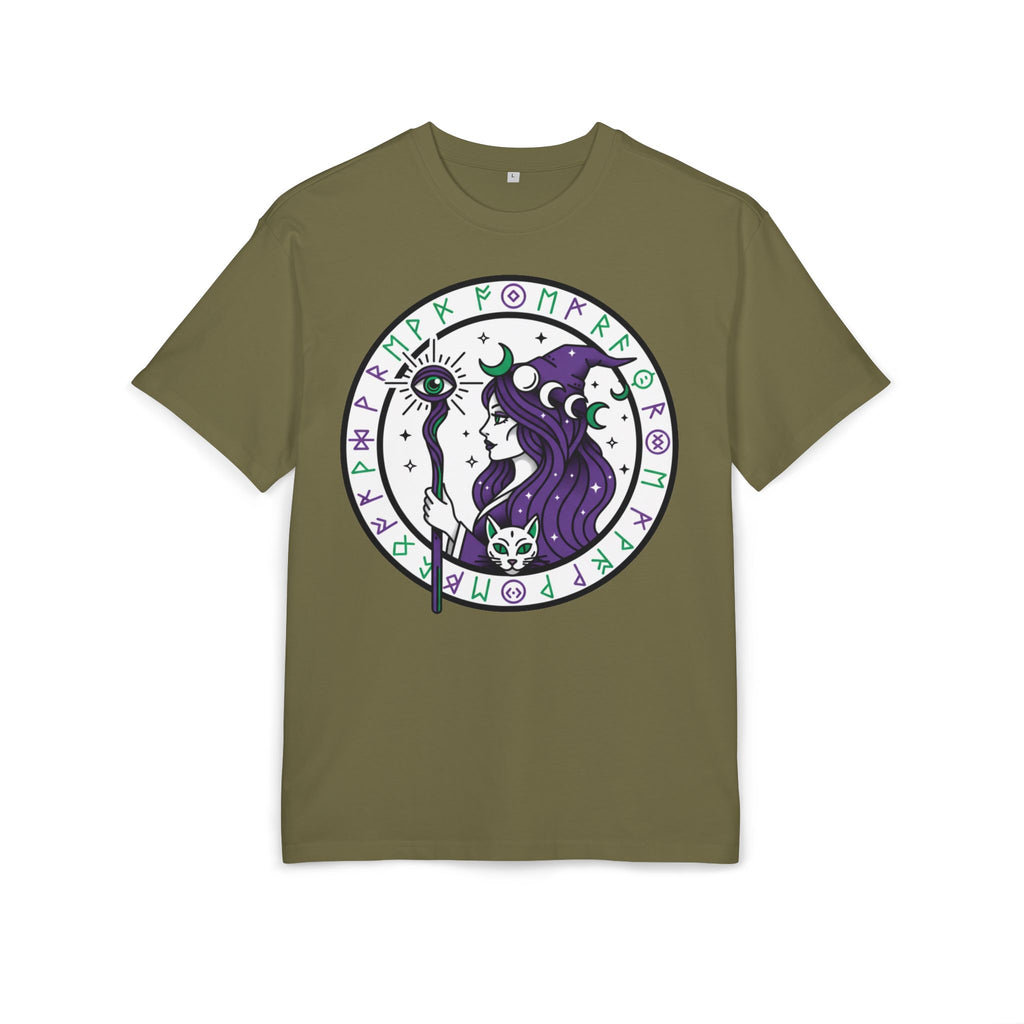 Witchy Moon Sorceress Tee — Mystic Rune Graphic T‑Shirt
