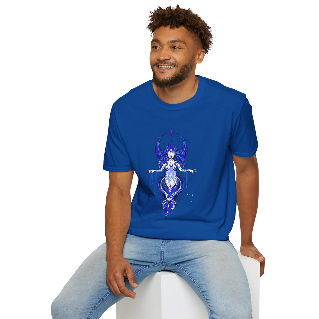 D78 Mystic Circle — Celestial Goddess T-Shirt