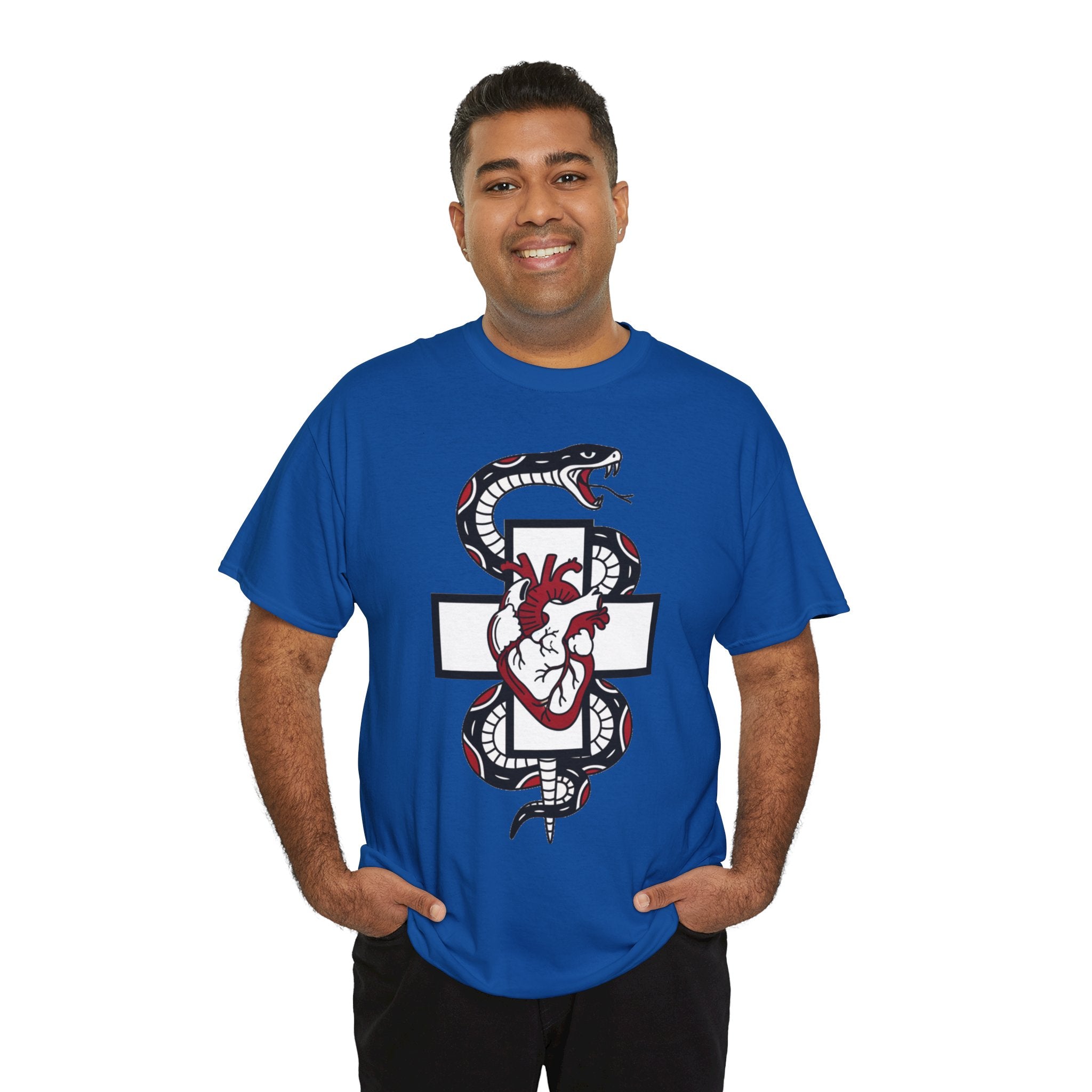 D78 Skull Society — Gothic Heart & Snake T-shirt