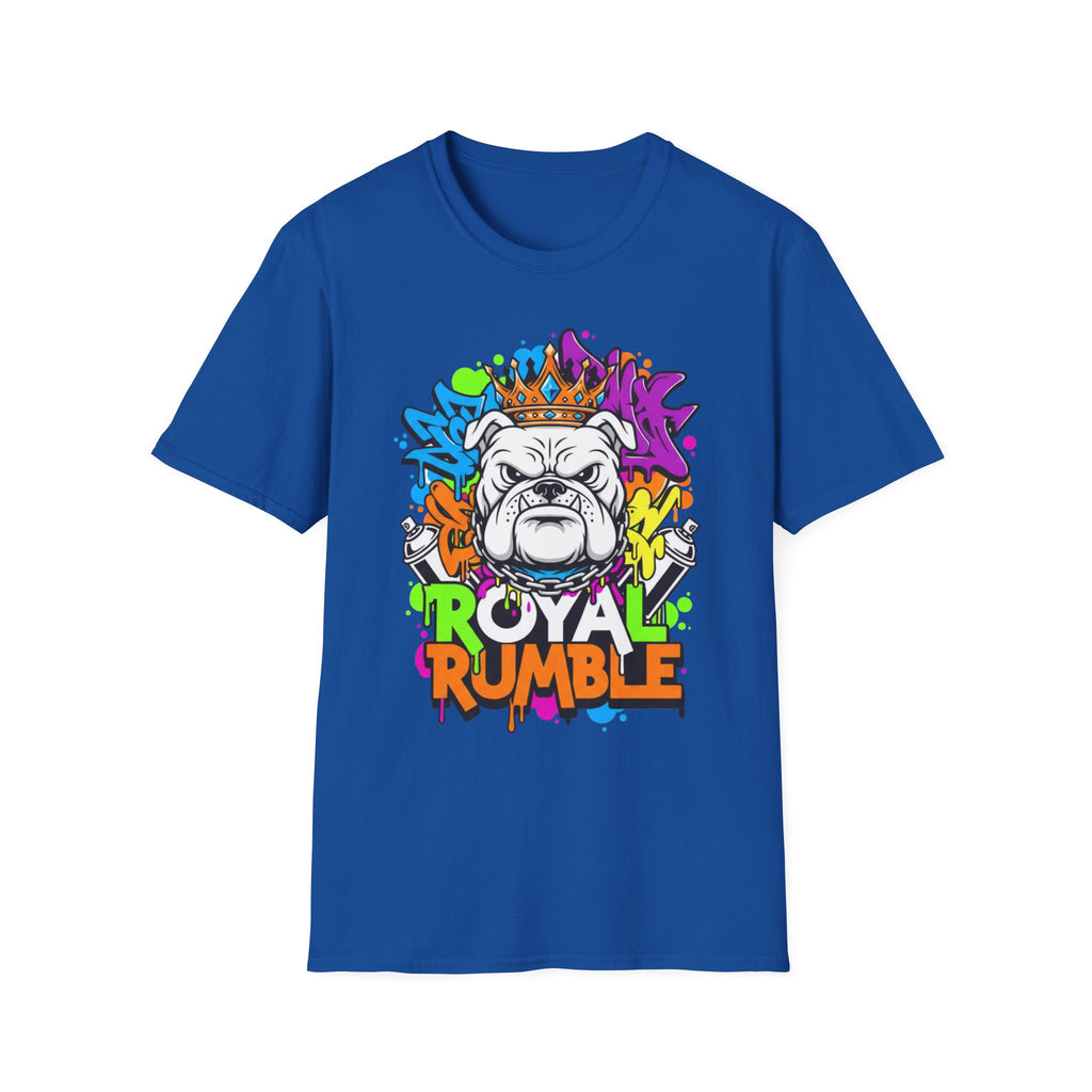 Bulldog Royal Rumble T-Shirt — Colorful Crown Streetwear Tee