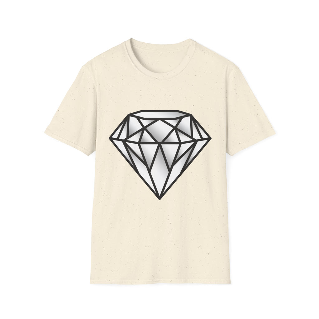 Diamond Graphic T-Shirt — Geometric Gem Tee for Casual Streetwear