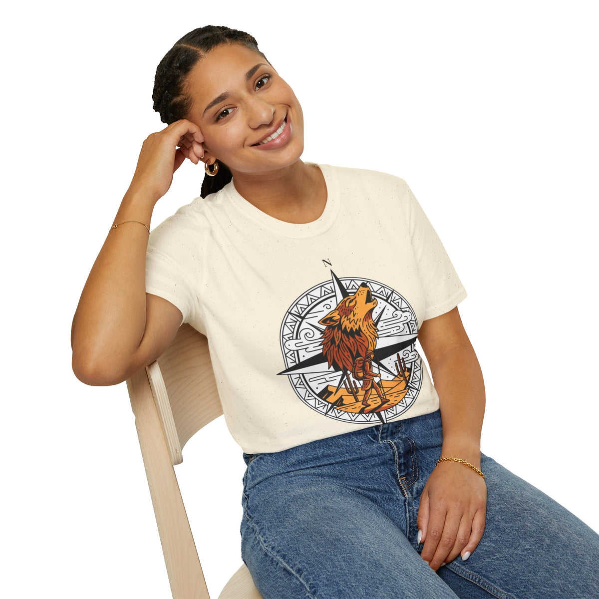 D78 Wolf Trail — T-shirt loup aventure