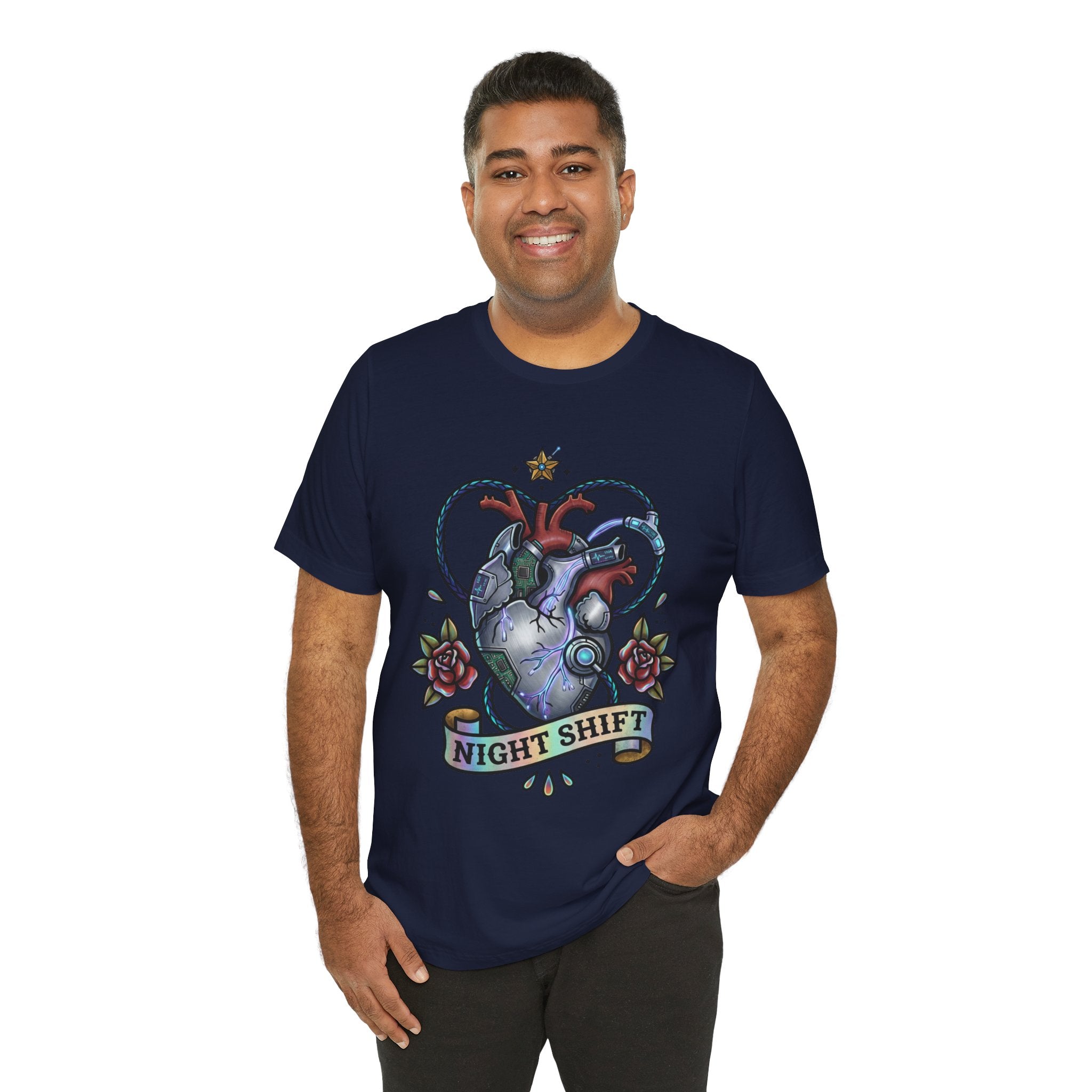 D78 Graveyard Shift — Anatomical T-shirt