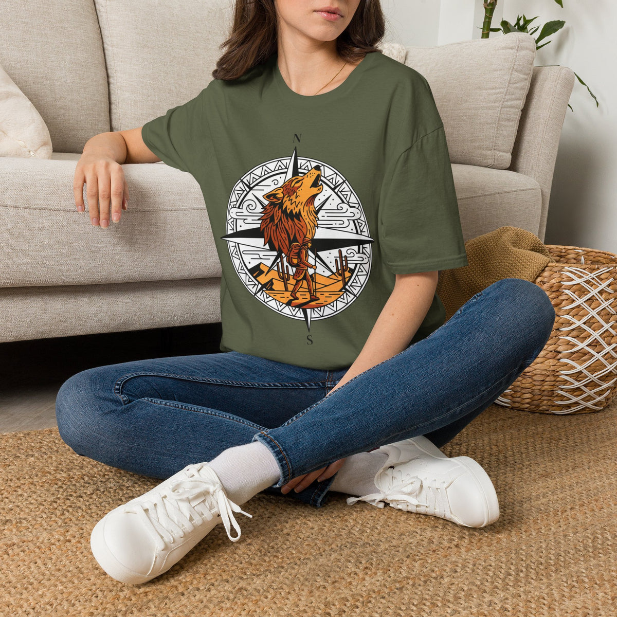 D78 Wolf Trail — T-shirt loup aventure