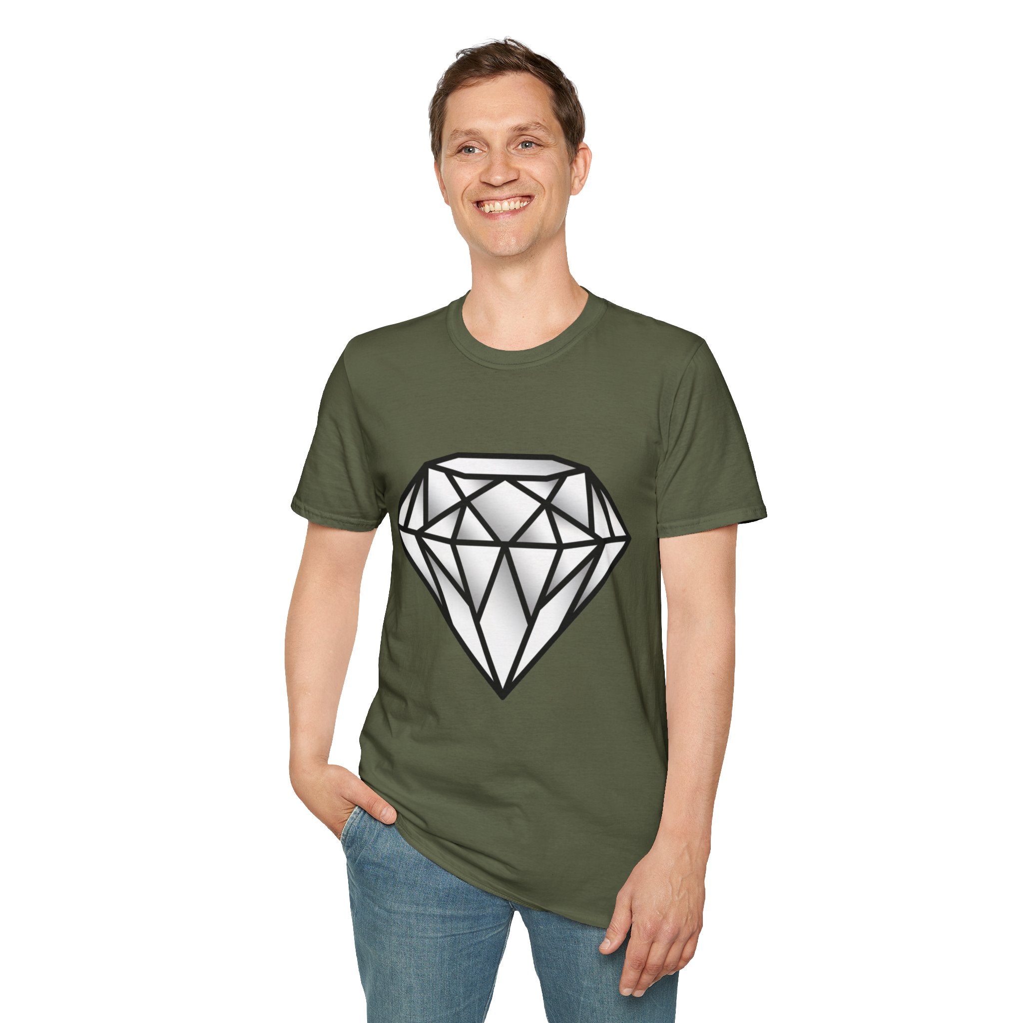 D78 Essentials — Gemstone Diamond T-shirt