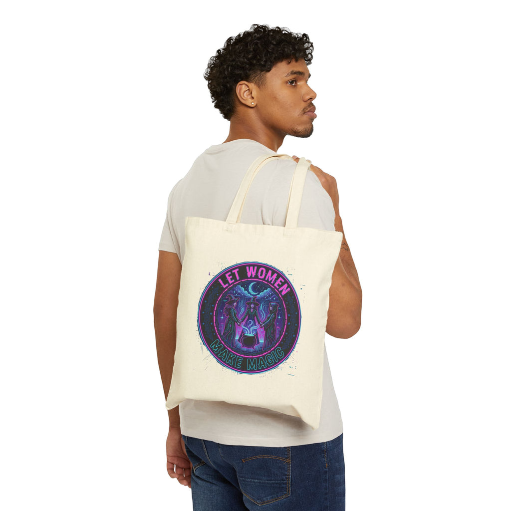 Tote bag sorcière mystique coton — D78 Witch District
