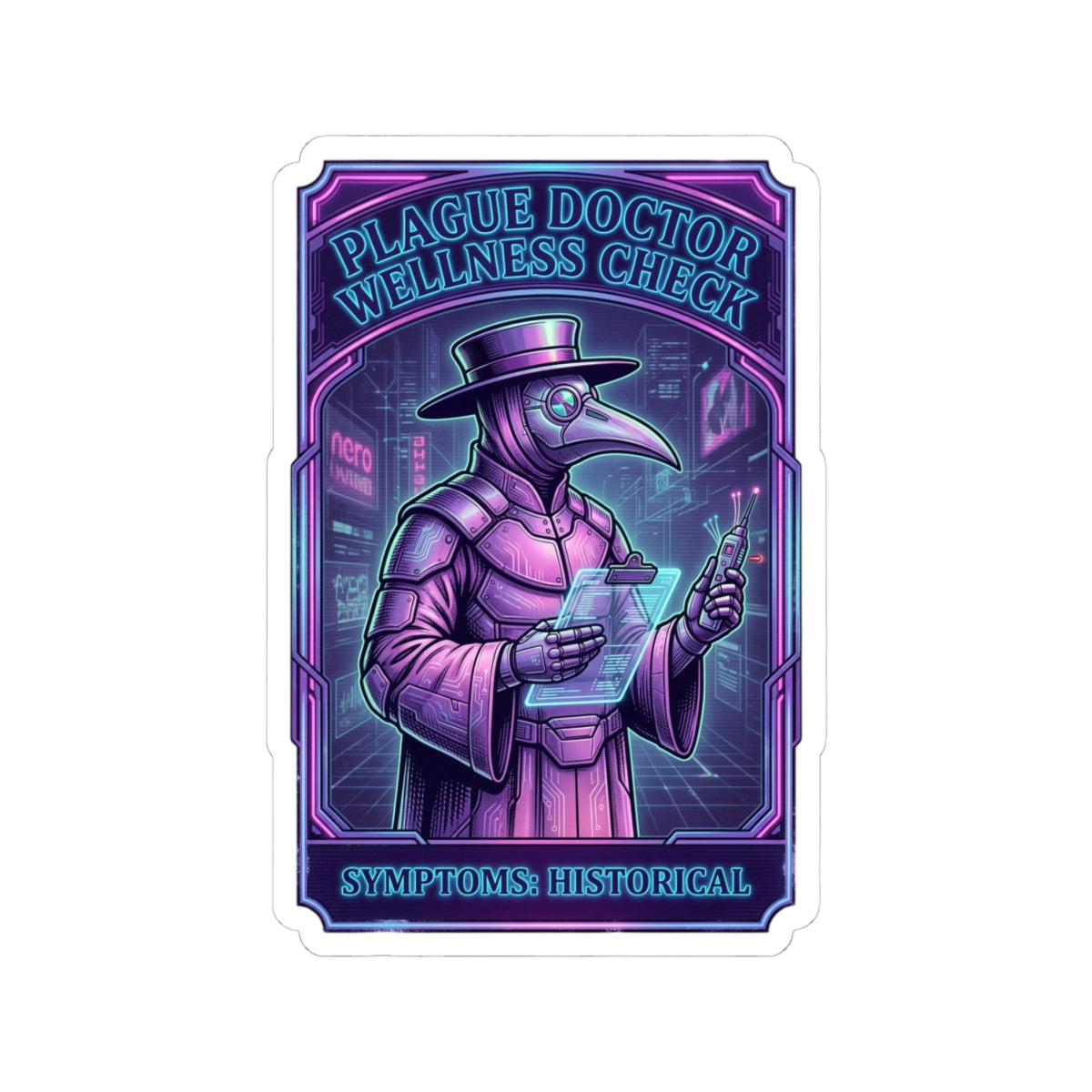 D78 The Medic — Sticker néon