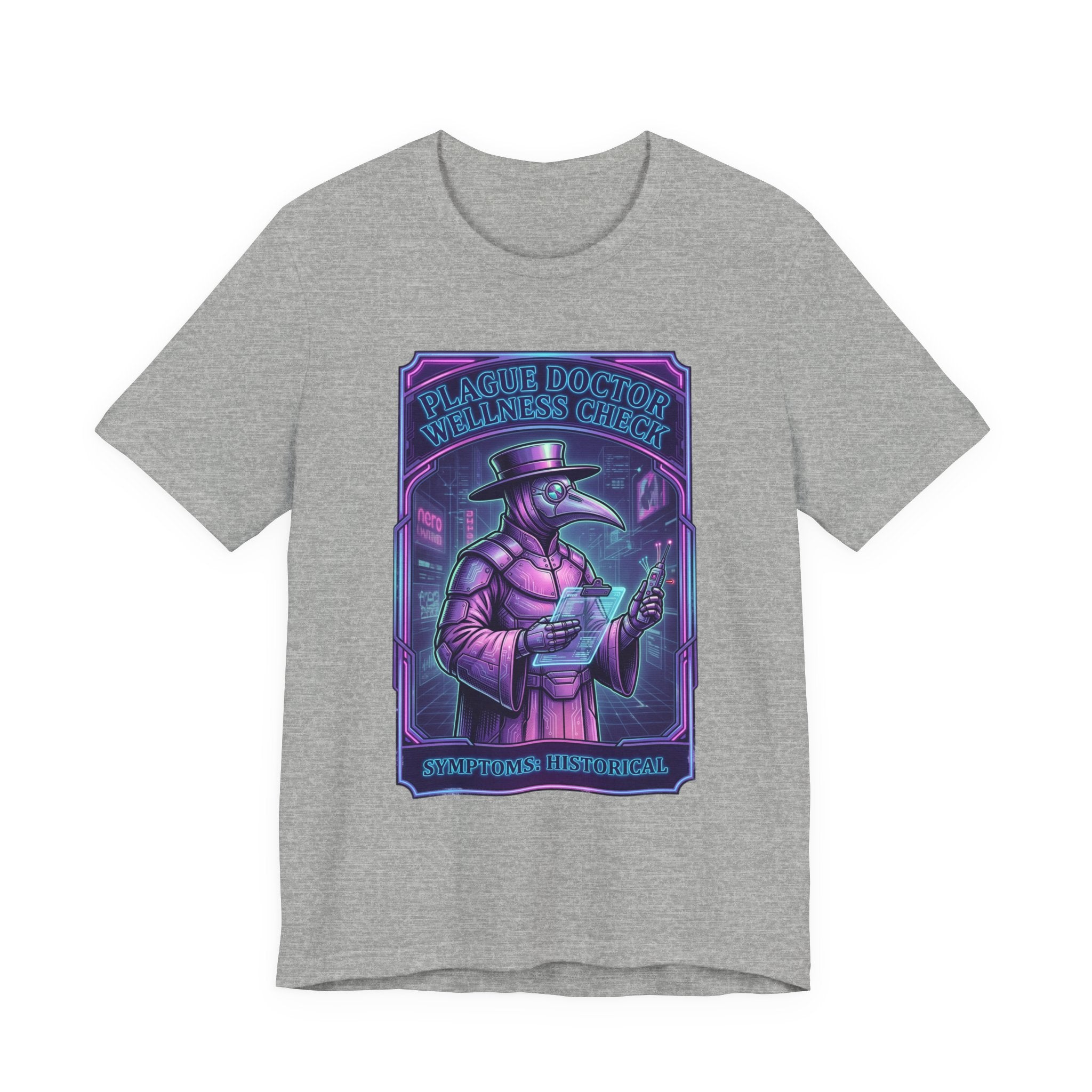 Plague Doctor Illustration Tee | History Humor, Medieval Medical Poster