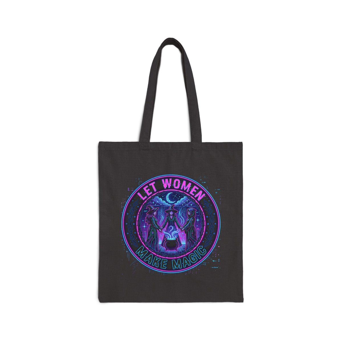 Tote bag sorcière mystique coton — D78 Witch District