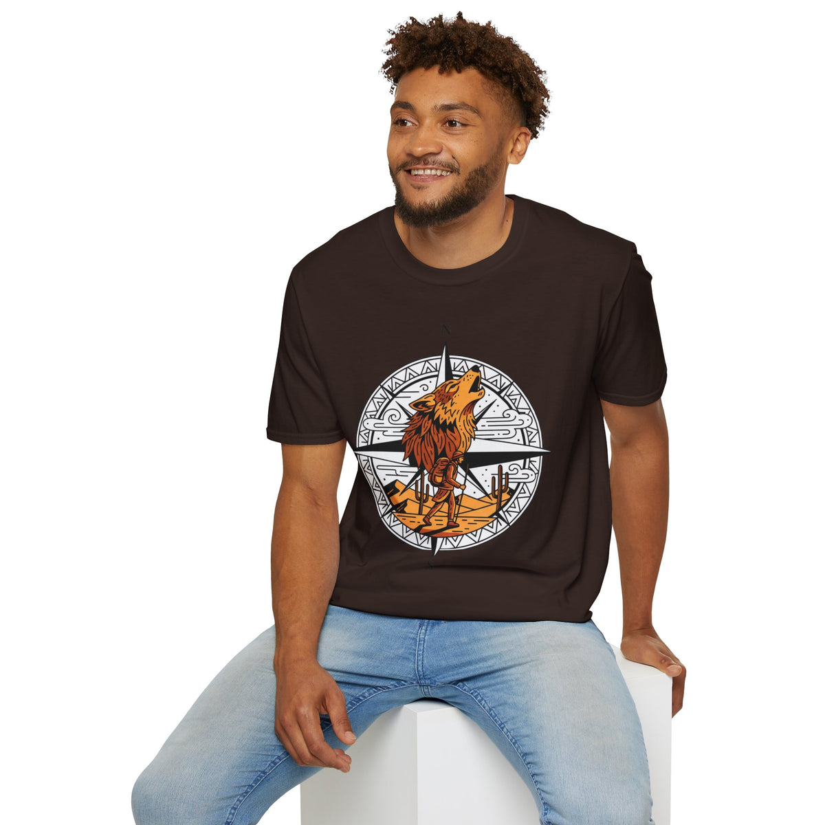 D78 Wolf Trail — T-shirt loup aventure