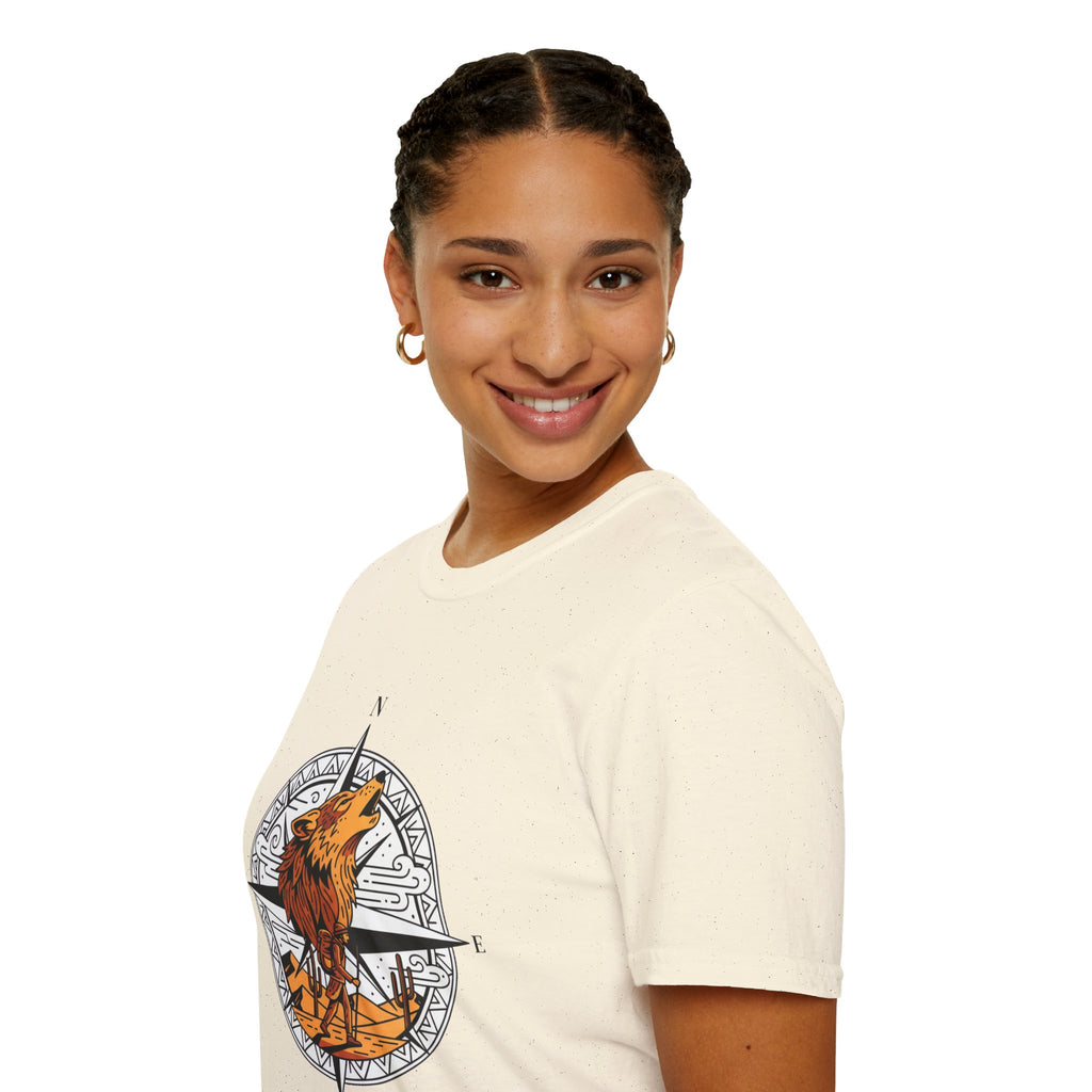 D78 Wolf Trail — Adventure wolf T-shirt