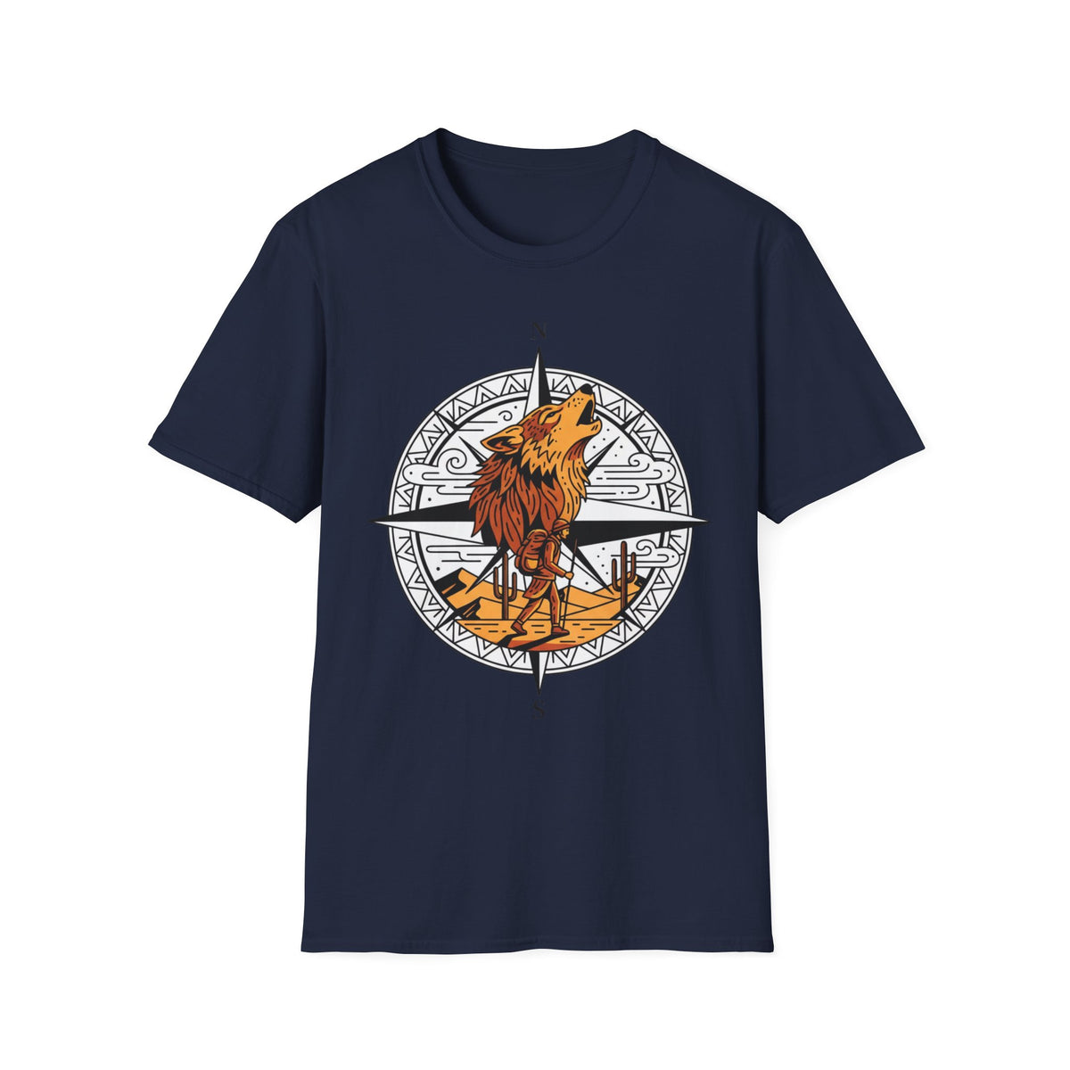 D78 Wolf Trail — T-shirt loup aventure