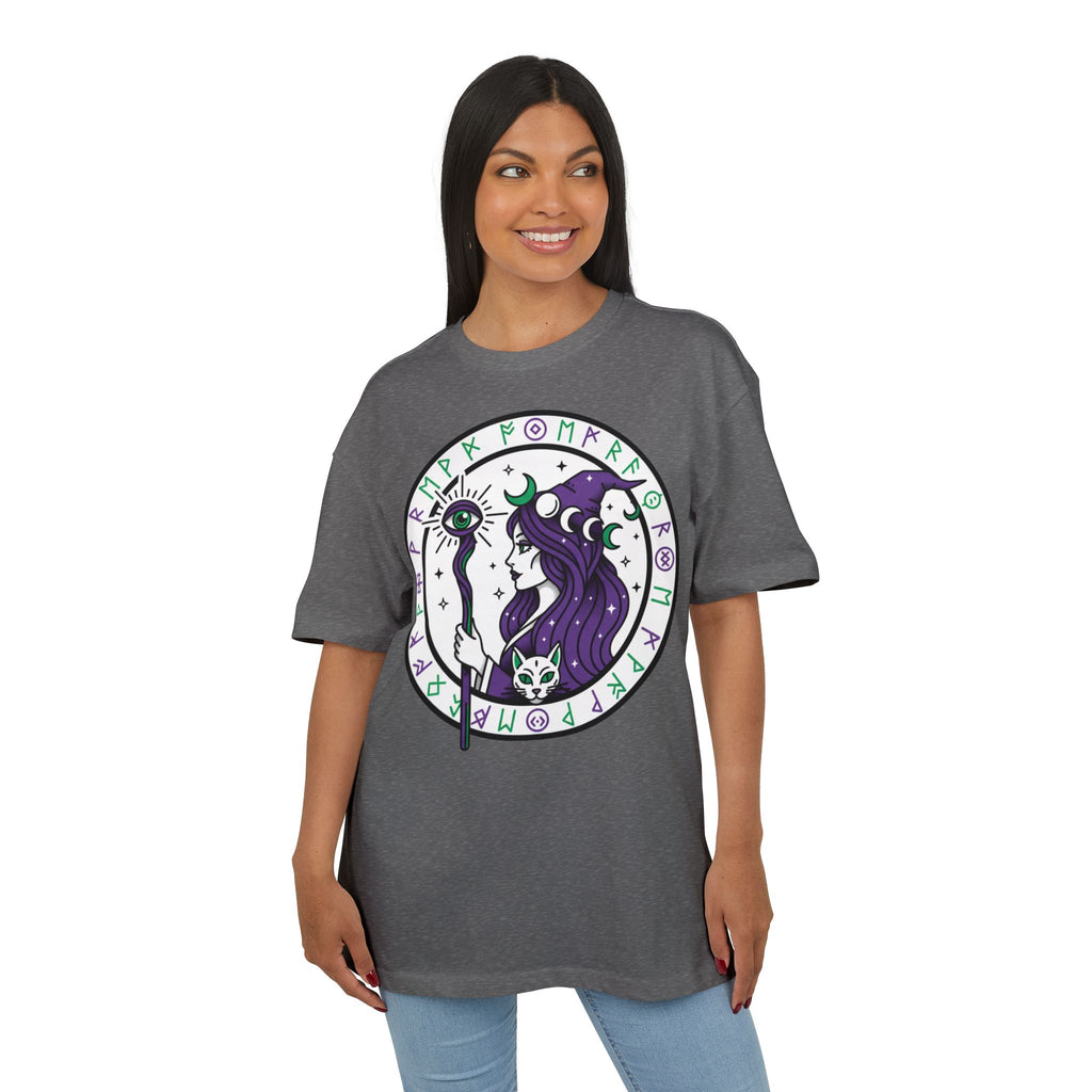 Witchy Moon Sorceress Tee — Mystic Rune Graphic T‑Shirt