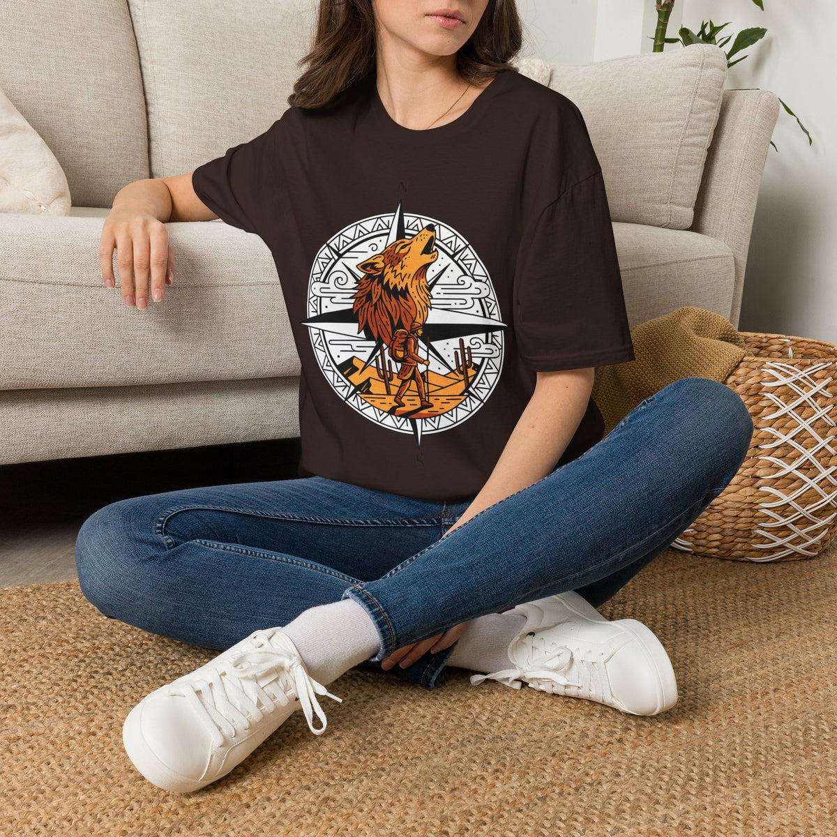 D78 Wolf Trail — T-shirt loup aventure