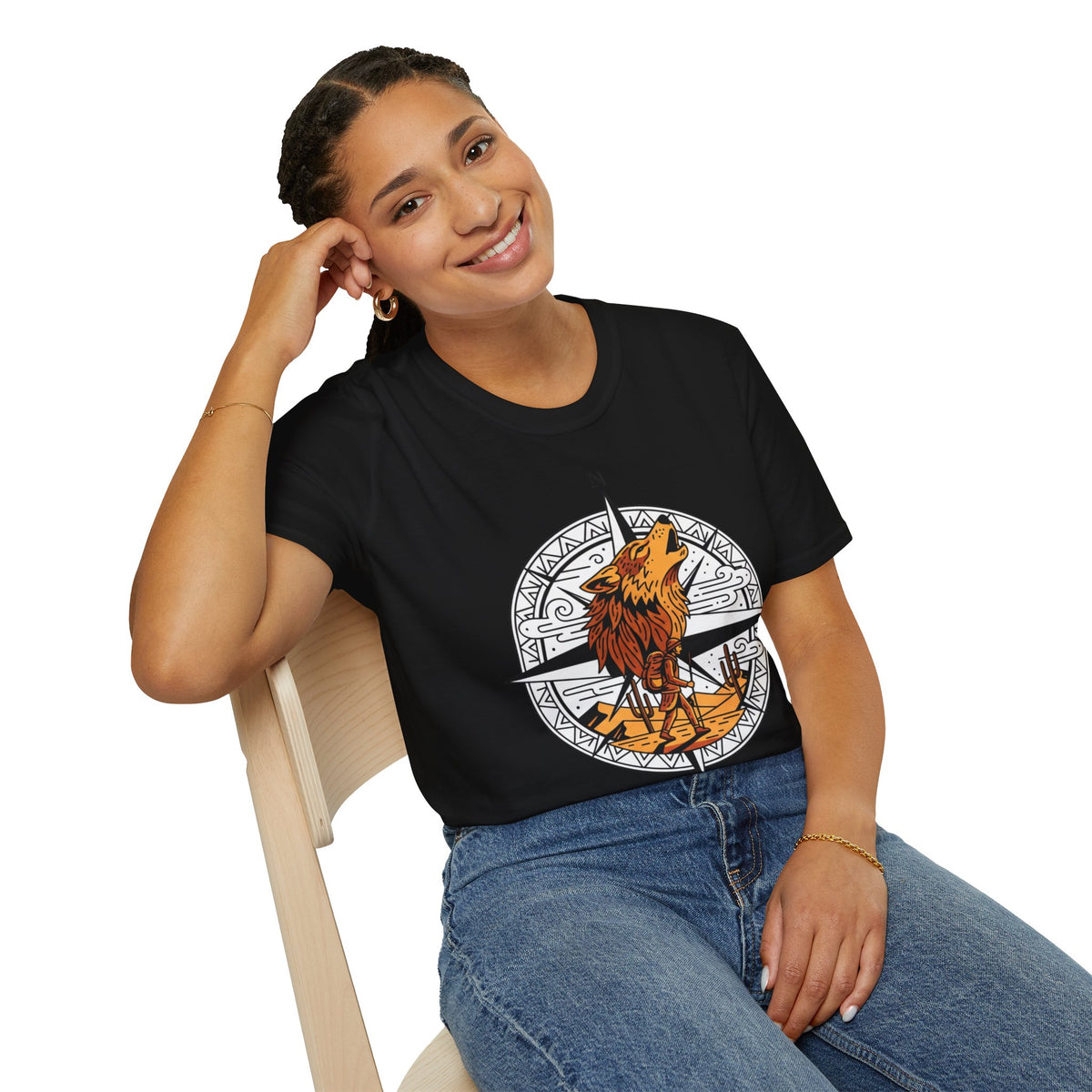 D78 Wolf Trail — T-shirt loup aventure