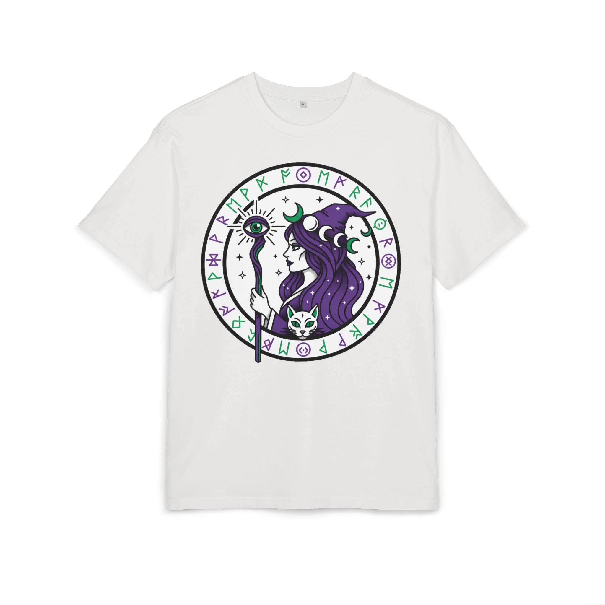 D78 Mystic Circle — Runic Witch T-shirt