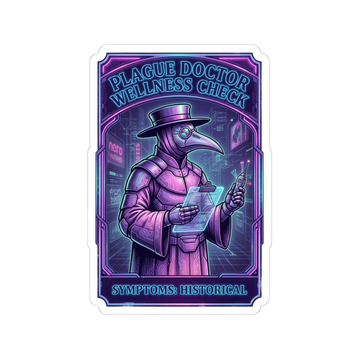 D78 The Medic — Sticker néon