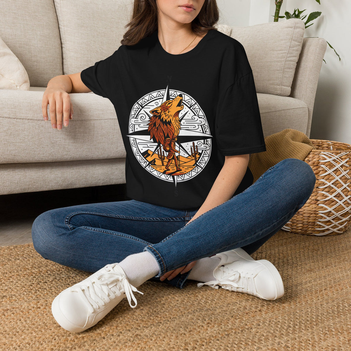 D78 Wolf Trail — T-shirt loup aventure