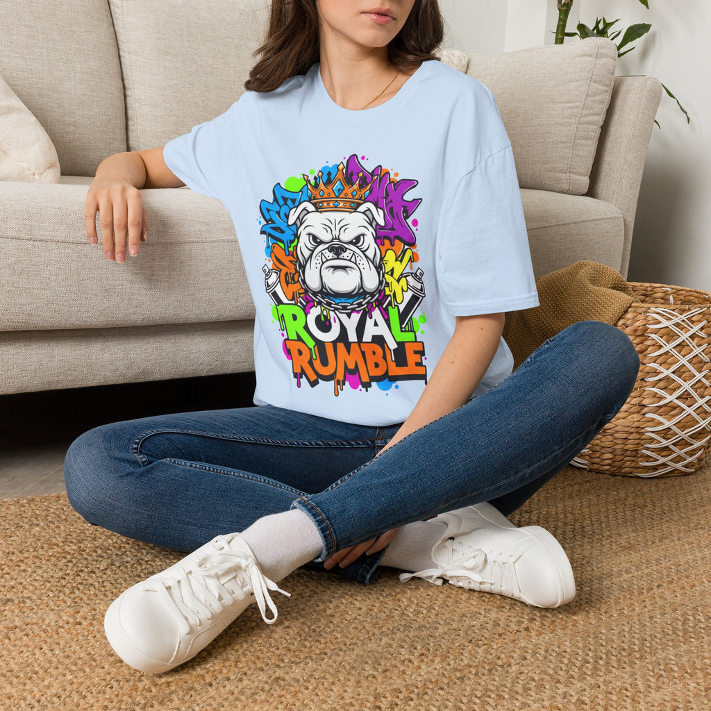 Bulldog Royal Rumble T-Shirt — Colorful Crown Streetwear Tee