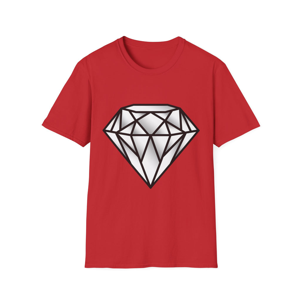 Diamond Graphic T-Shirt — Geometric Gem Tee for Casual Streetwear