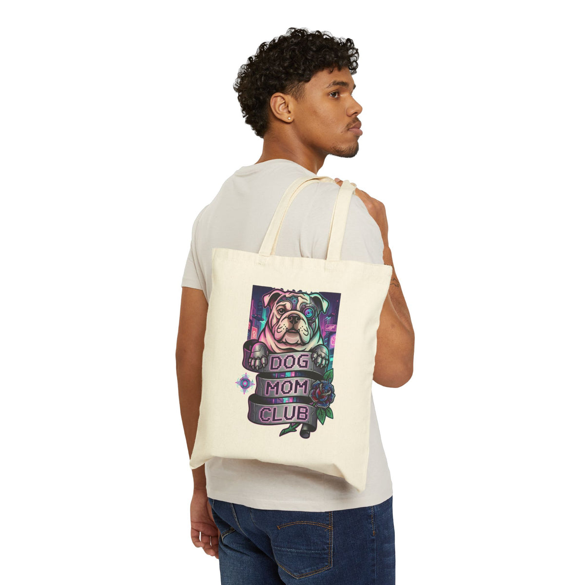 Tote bag streetwear graphique coton — D78 Street Pack