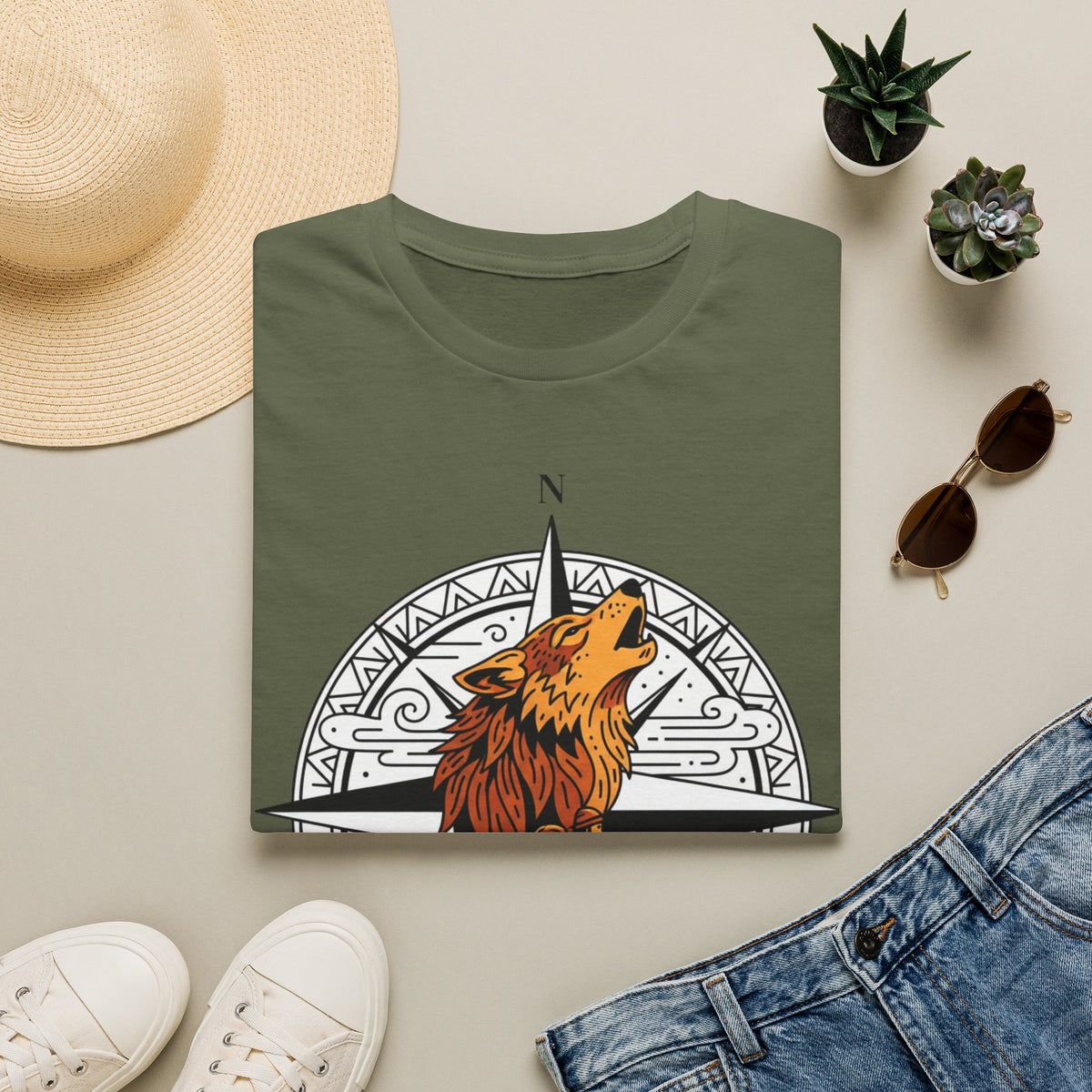 D78 Wolf Trail — T-shirt loup aventure
