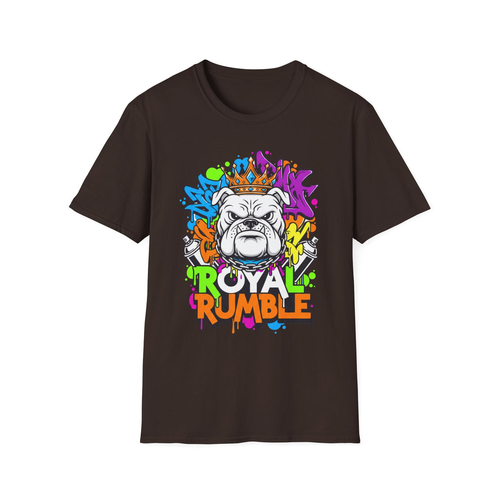 Bulldog Royal Rumble T-Shirt — Colorful Crown Streetwear Tee