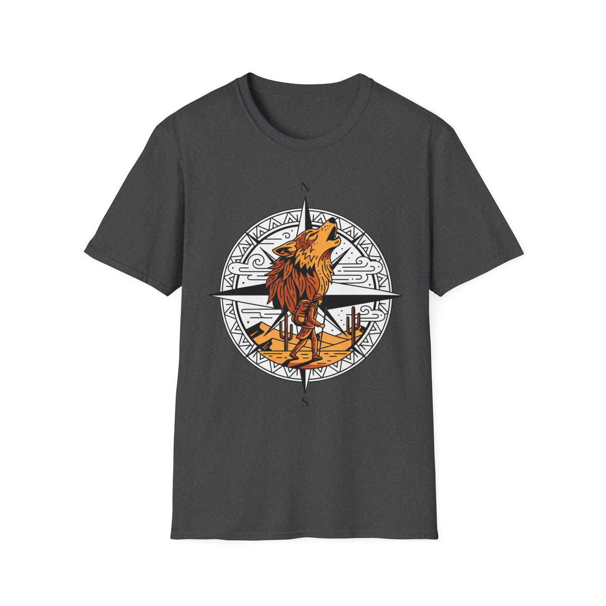 D78 Wolf Trail — T-shirt loup aventure