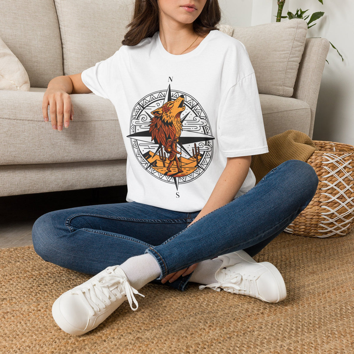 D78 Wolf Trail — T-shirt loup aventure