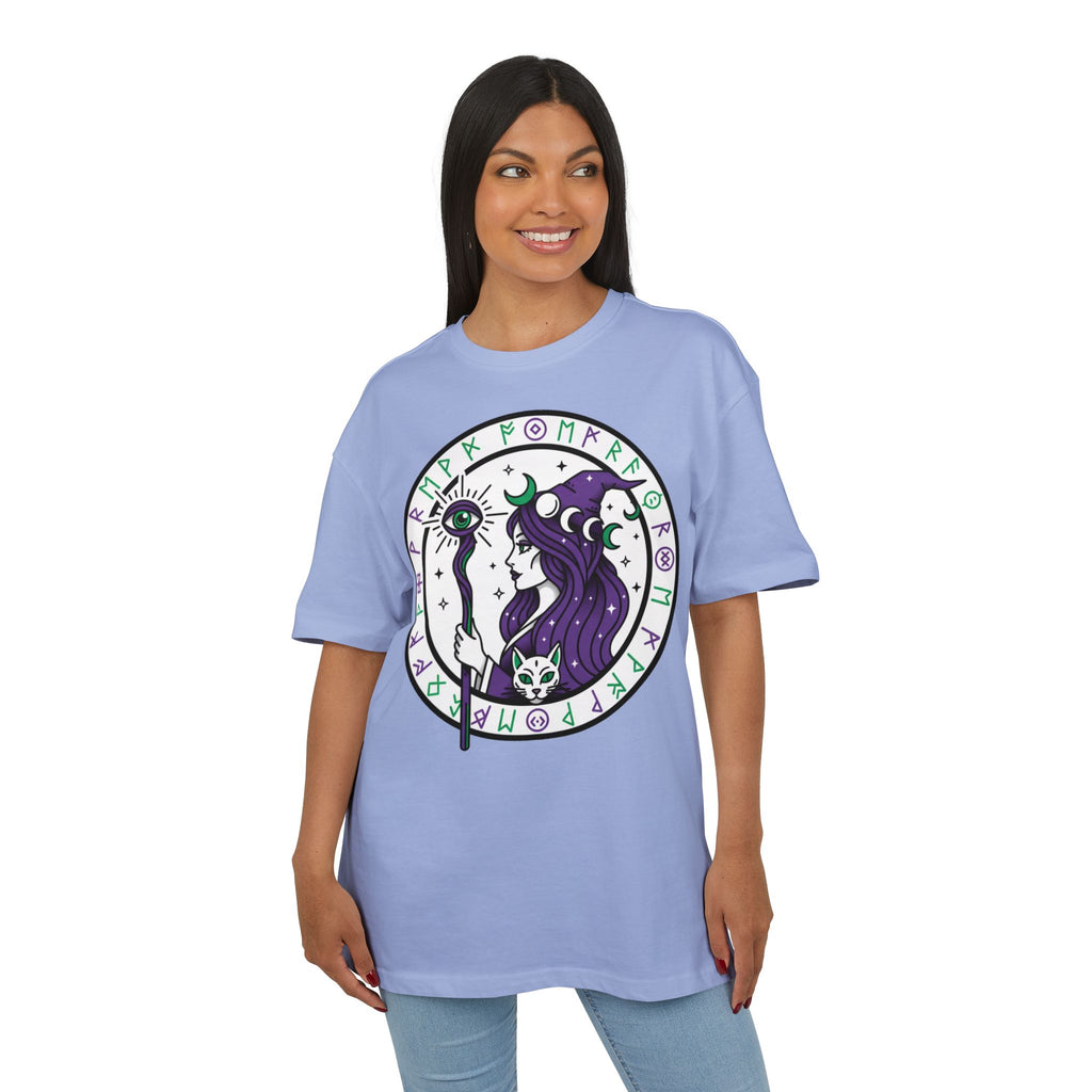 Witchy Moon Sorceress Tee — Mystic Rune Graphic T‑Shirt